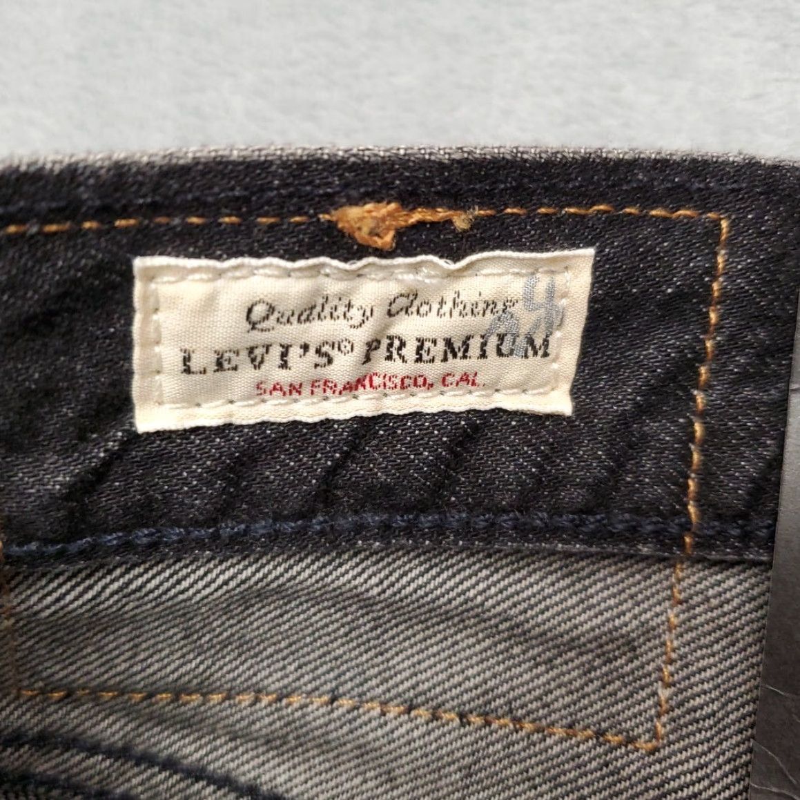 Vintage VINTAGE Levis Premium Jeans Mens 31x30 Black 501 Big E Straight Leg Button Fly Pants Size US 31 - 7 Thumbnail