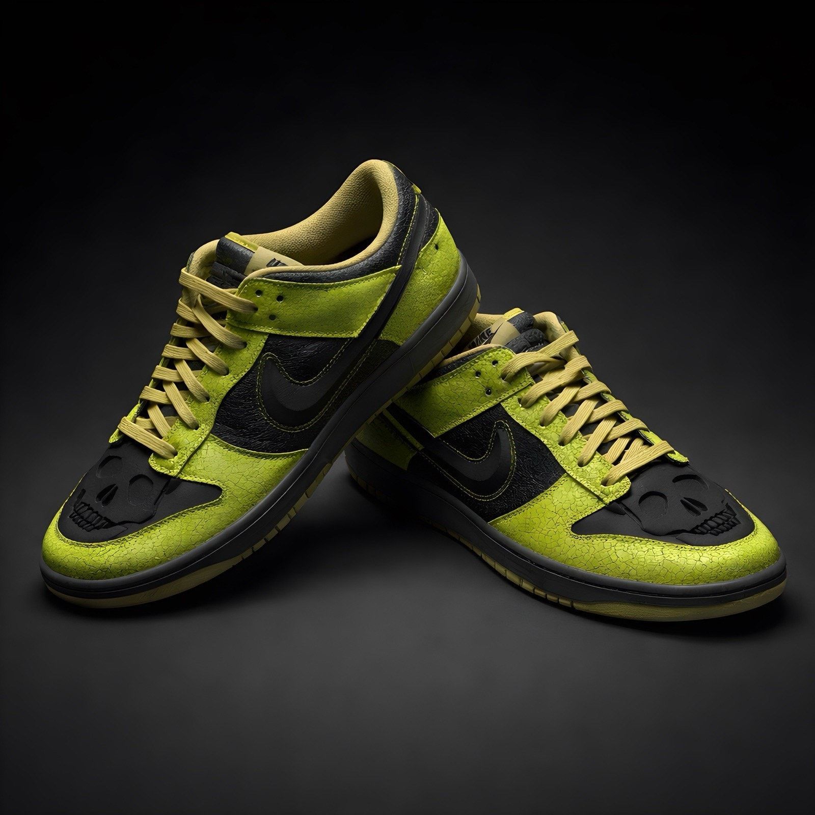 Nike Size 13 - Nike Dunk Low Halloween Skull Size US 13 / EU 46 - 1 Thumbnail