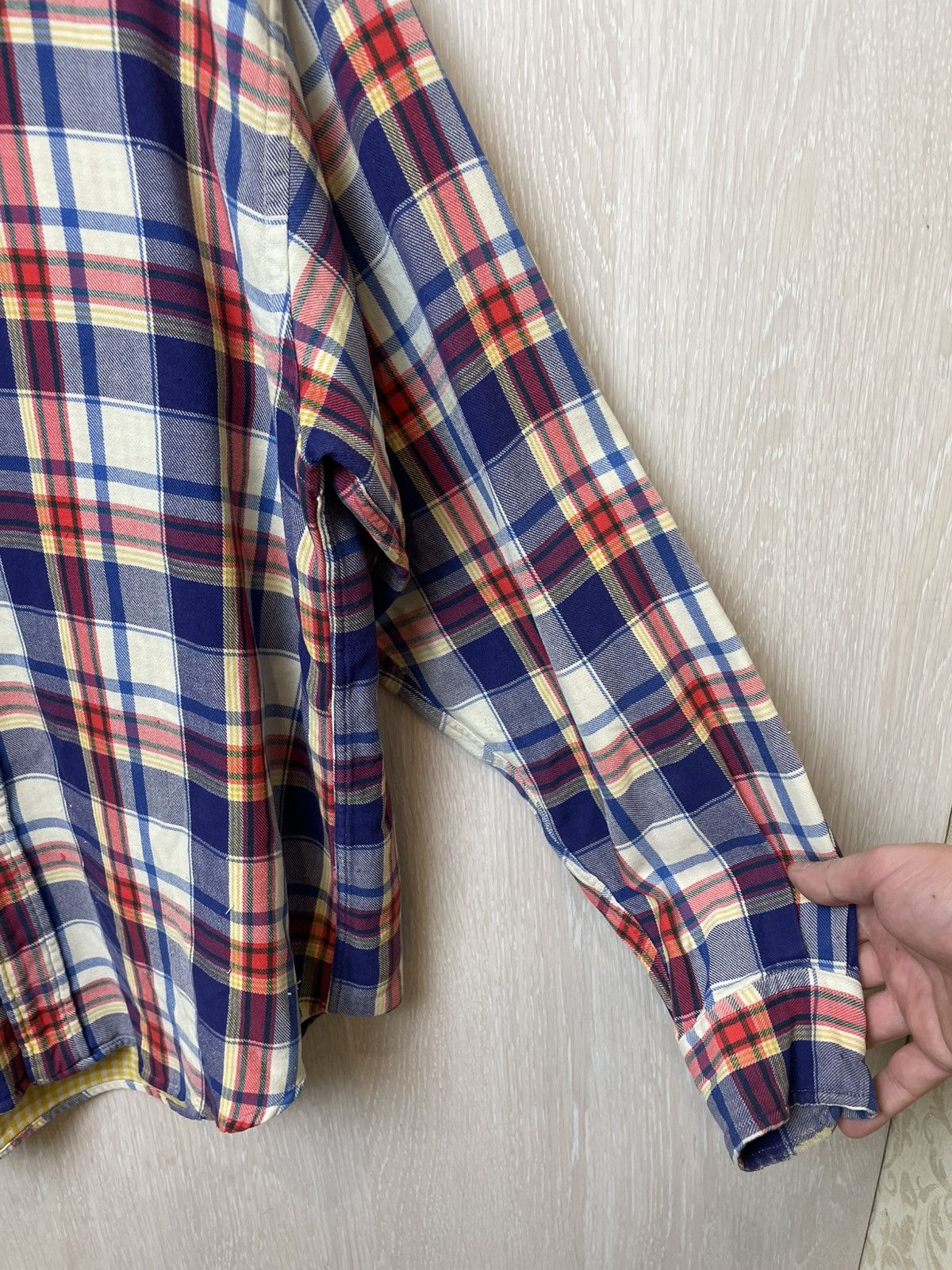 Yves Saint Laurent Vintage Ysl Yves Saint Laurent Flannel Shirt Size US L / EU 52-54 / 3 - 8 Thumbnail