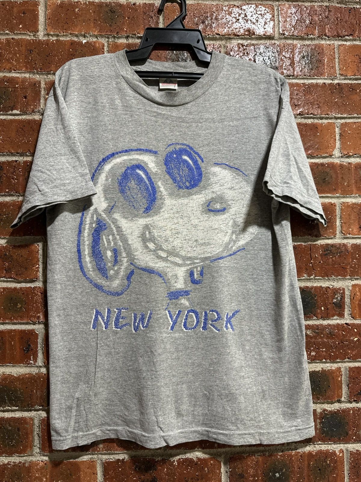 Peanuts Vintage Peanuts New York Faded Tee Size US L / EU 52-54 / 3 - 1 Thumbnail
