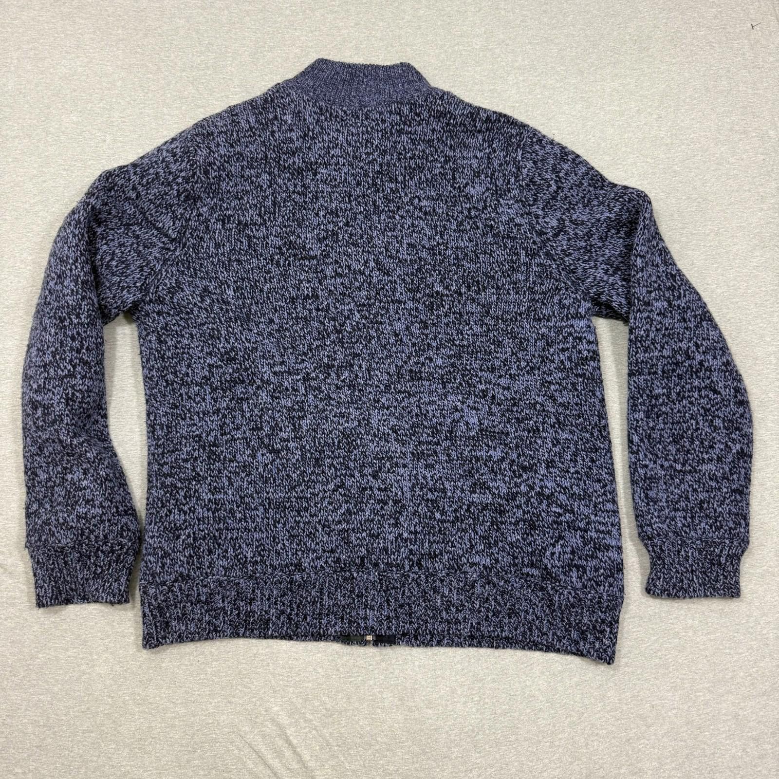 L.L. Bean LL Bean Sweater Jacket Mens XL Plaid Lined Lambs Wool Zip Size US XL / EU 56 / 4 - 7 Thumbnail