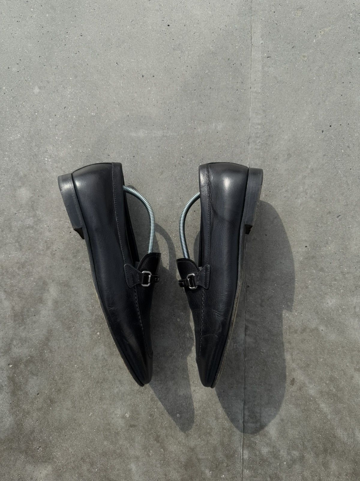 Prada × Vintage Prada vintage black loafers designer rare Size US 7 / EU 40 - 3 Thumbnail