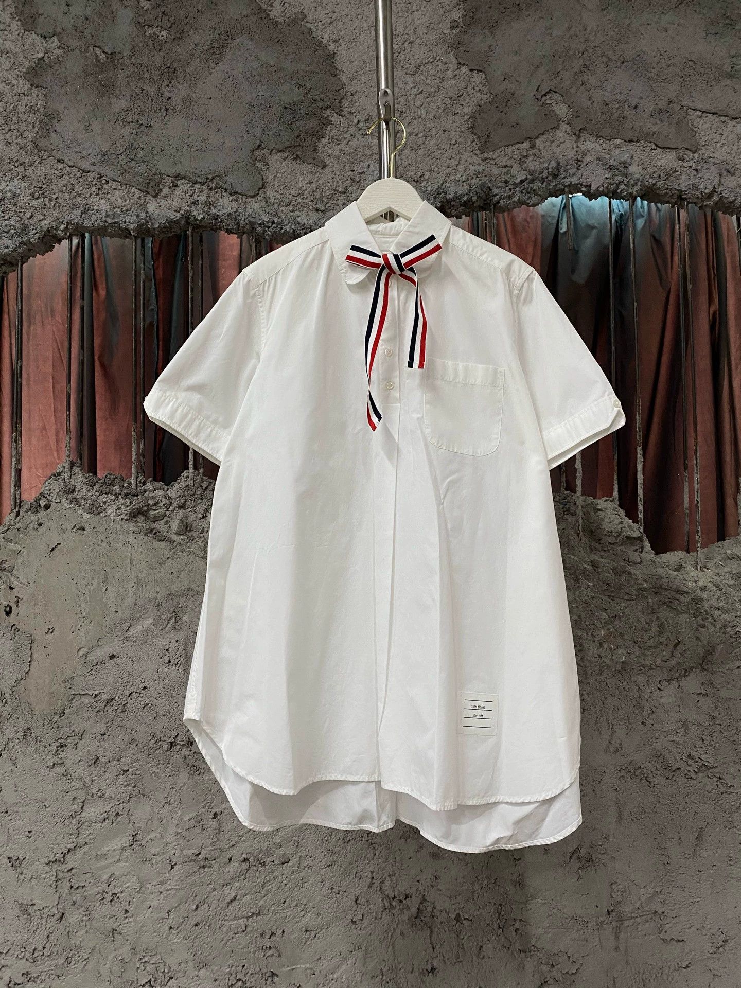 Thom Browne TB Bow Shirt 38 New