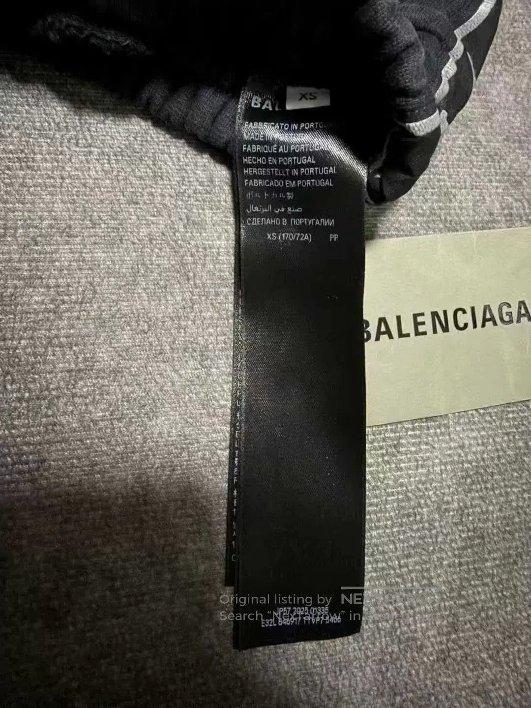 Balenciaga balenciaga man united logo cotton sweatpants. Size US 26 / EU 42 - 3 Thumbnail