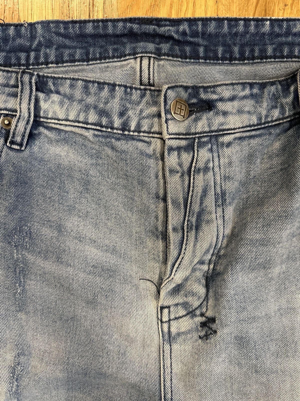 Ksubi Ksubi Small Distress Blue Denim Jeans Size 40 Size US 40 / EU 56 - 3 Thumbnail