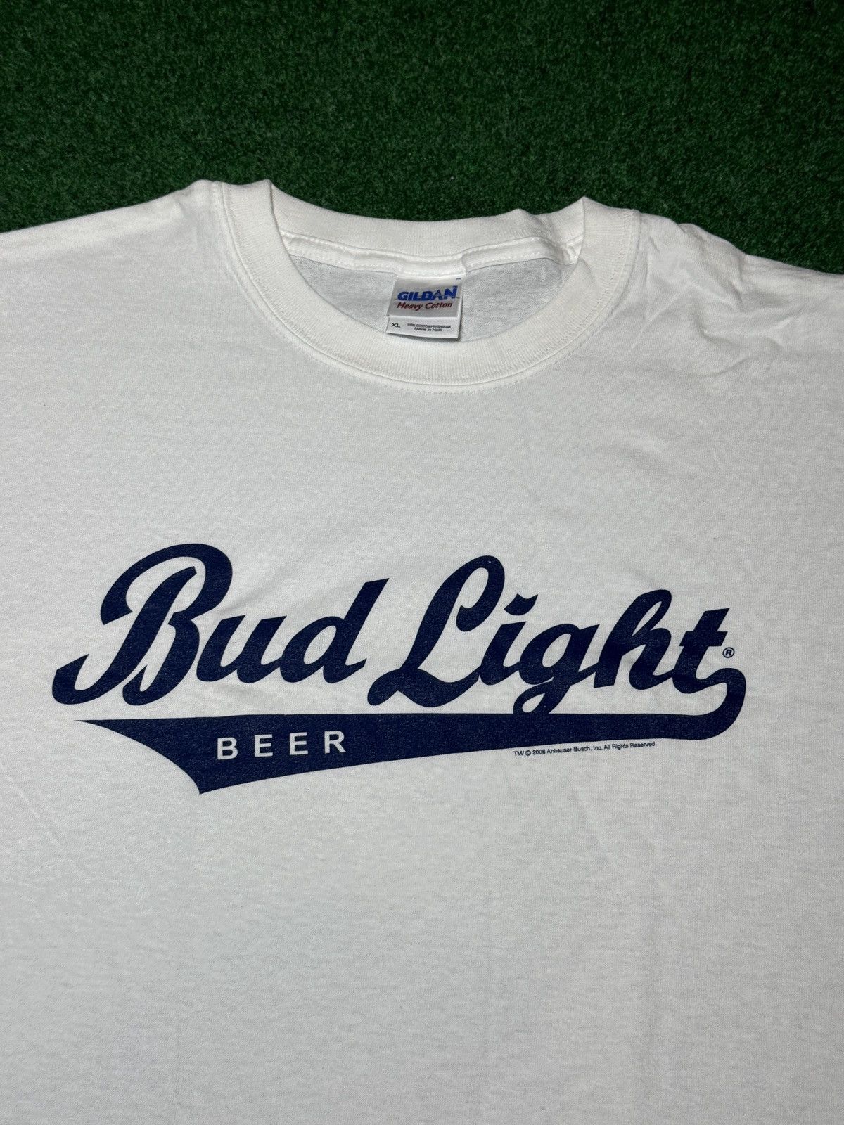 Vintage Vintage Budlight Script Anheuser Busch Y2K Beer XL T Shirt Size US XL / EU 56 / 4 - 3 Thumbnail