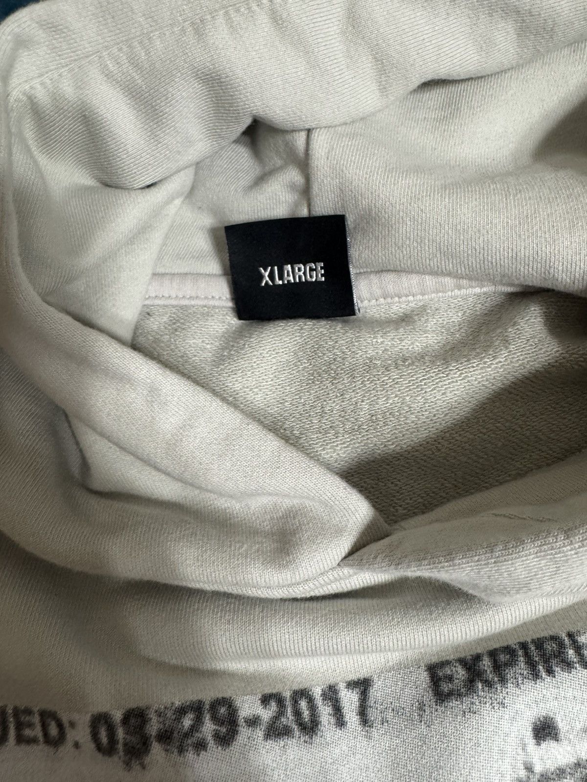 Revenge Revenge X Drivers License Hoodie Cememt Size US XL / EU 56 / 4 - 4 Thumbnail