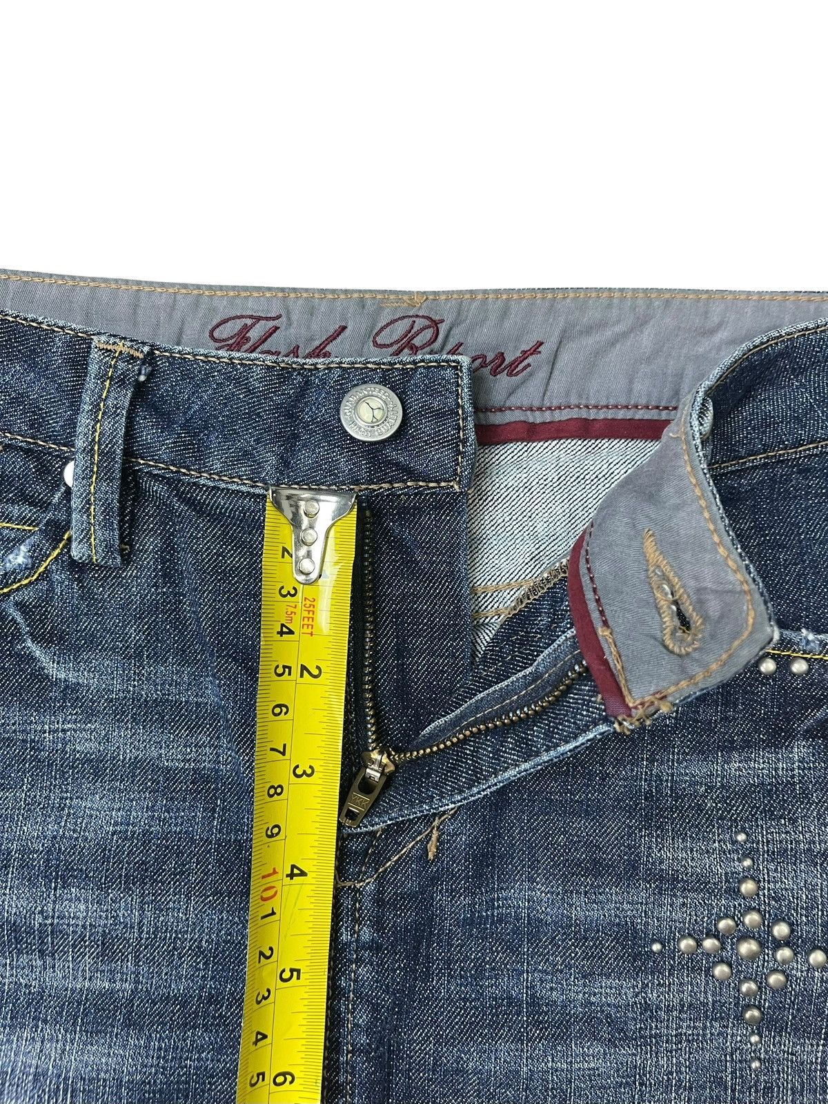 Japanese Brand Vintage Flash Report Mini Skirt Streetwear Size 29" - 11 Thumbnail