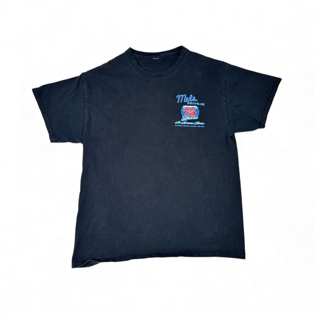 Vintage Mel's Drive-In 75th Anniversary Graphic Tee Street Rod Size US M / EU 48-50 / 2 - 2 Thumbnail