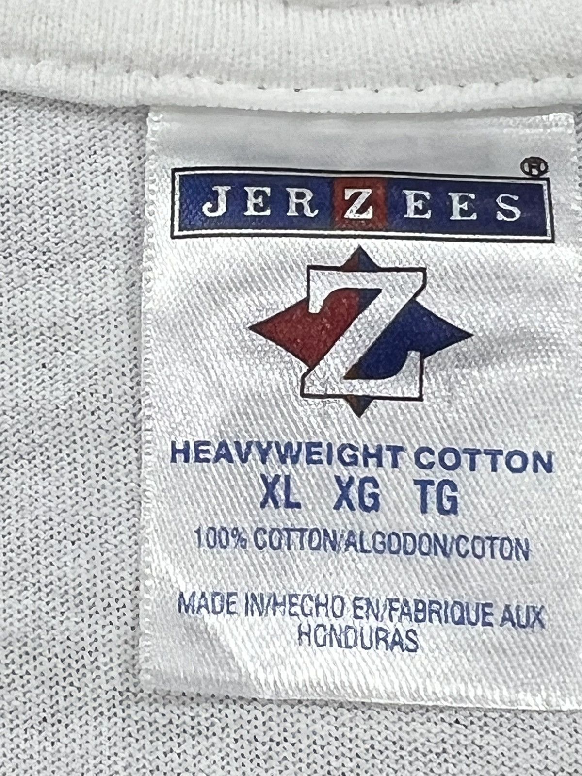 Jerzees Vintage 90s Laughlin Nevada Howling Wolf Tee Size US XL / EU 56 / 4 - 4 Thumbnail