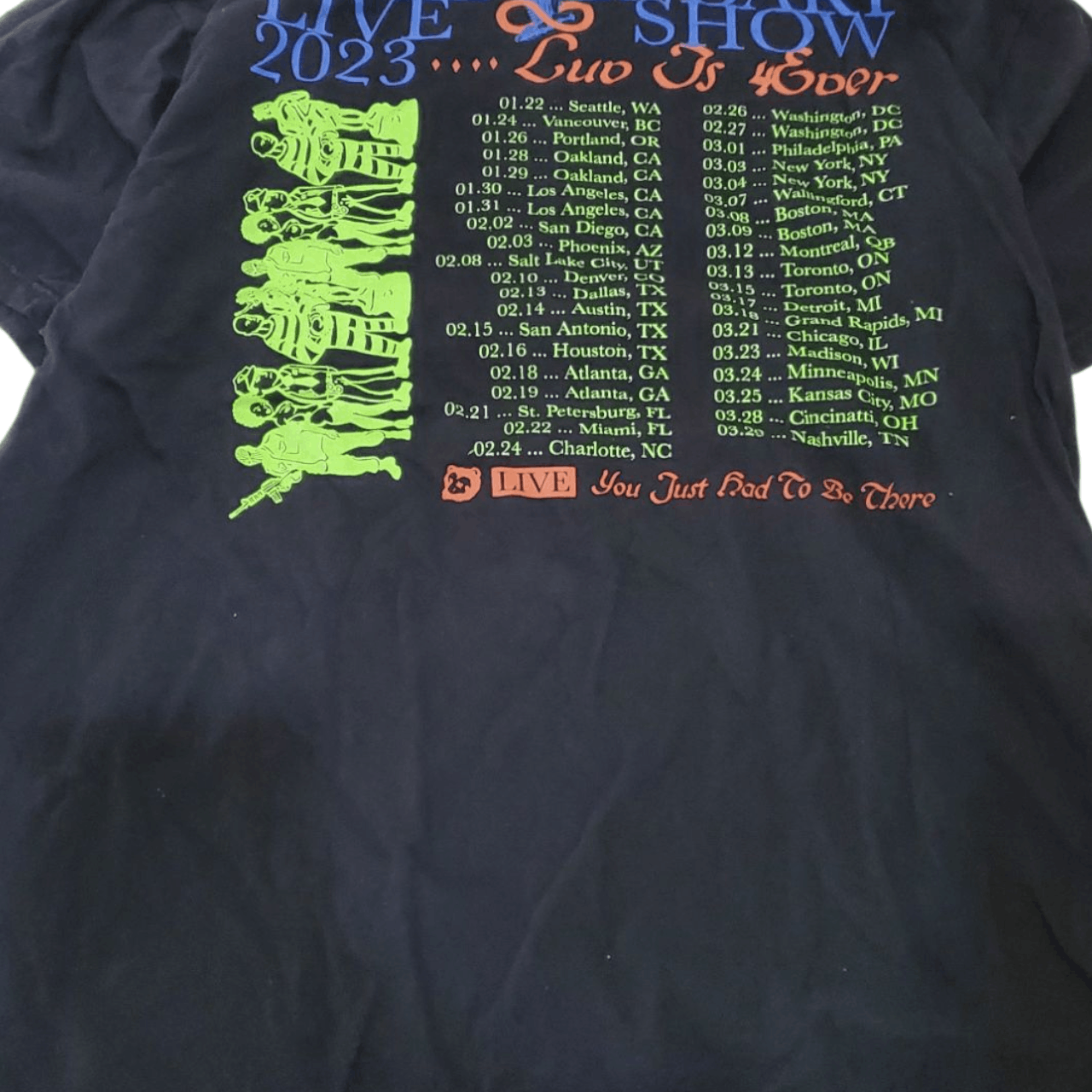 Band Tees × Rap Tees 2023 J.I.D. Forever Story Tour T-Shirt Size US XL / EU 56 / 4 - 5 Thumbnail