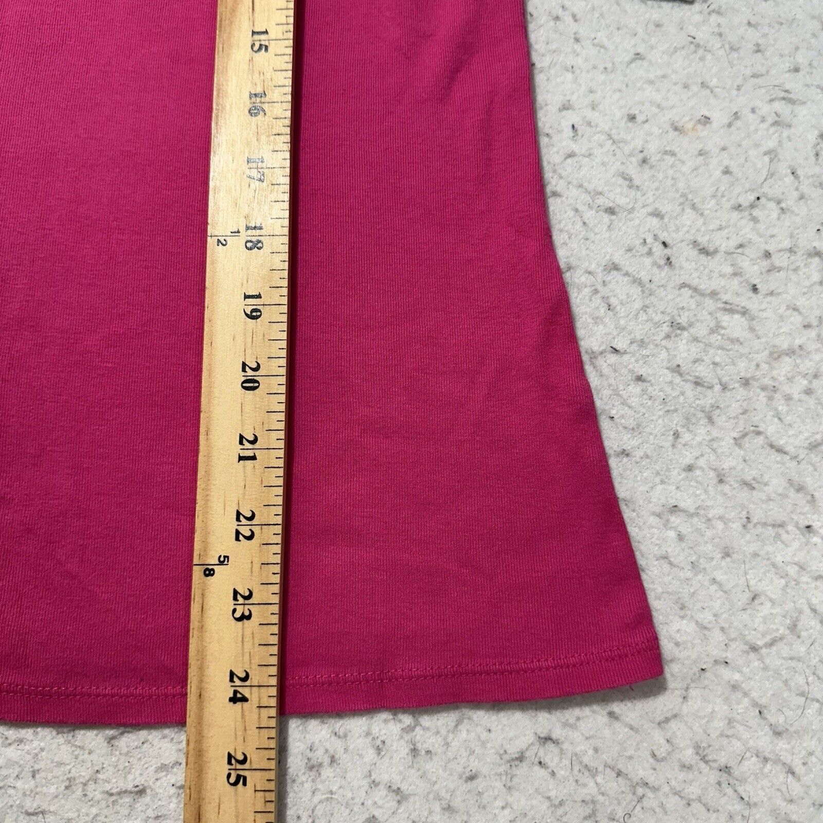 Lands' End Vintage Lands’ End Medium (10-12) Tank Top Hot Pink Shirt Size M / US 6-8 / IT 42-44 - 9 Thumbnail