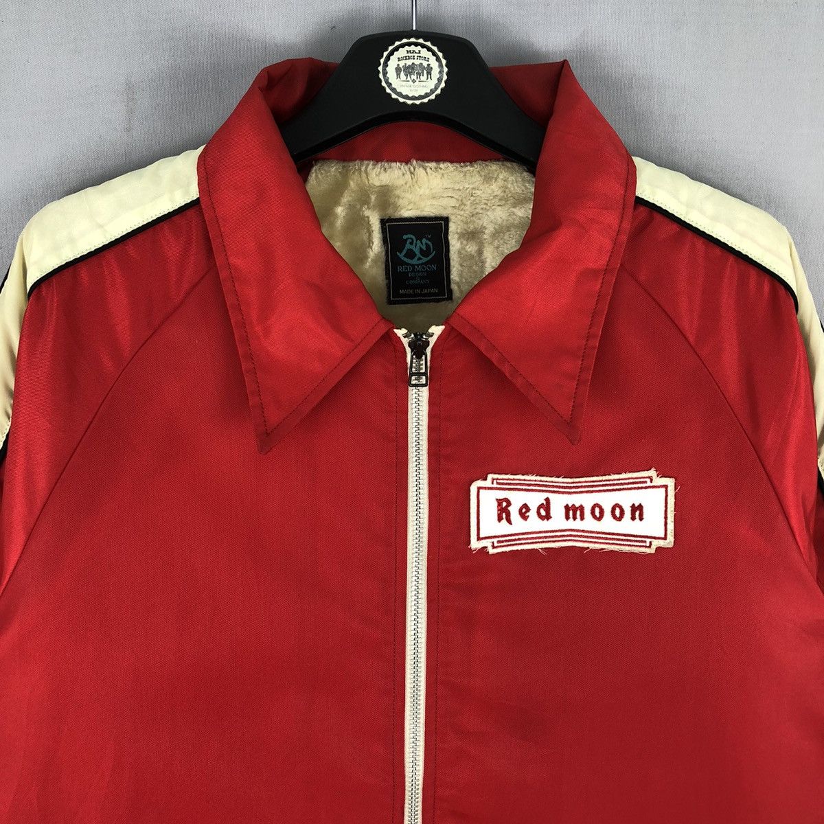 Japanese Brand × Redmoon × Vintage Vintage 90's Redmoon Zipper Coach Jacket Side Tape Size US M / EU 48-50 / 2 - 8 Thumbnail