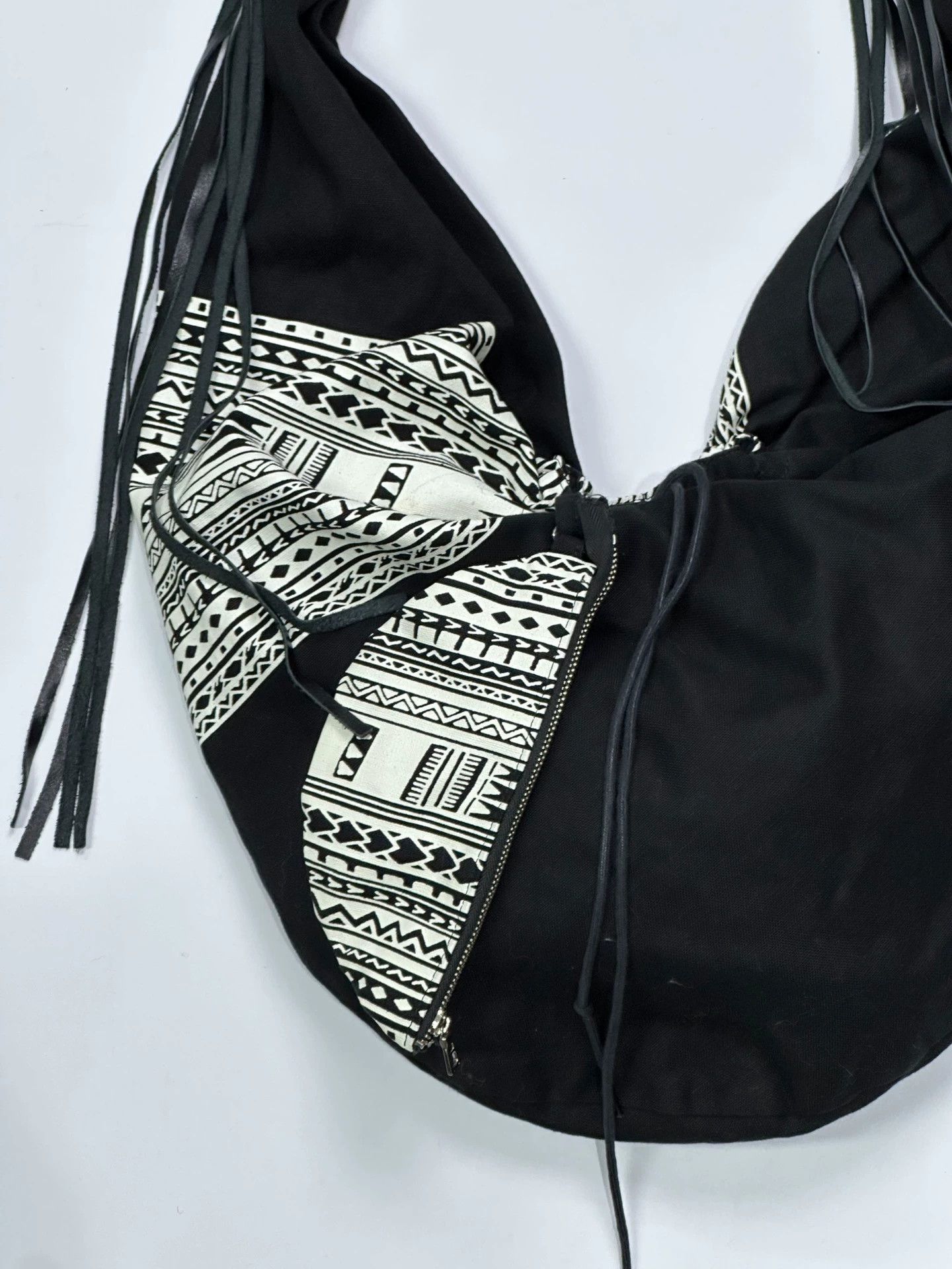 Yohji Yamamoto Y's by Yohji Yamamoto ethnic dumpling bag asymmetric tassel Size ONE SIZE - 3 Thumbnail