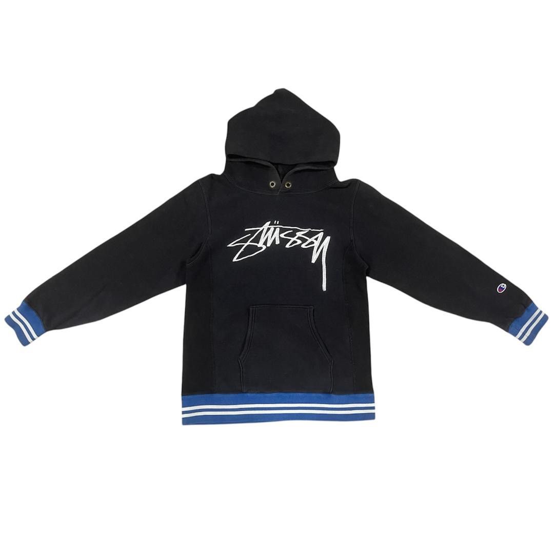 トップス STUSSY x Champion Reverse Weave Hoodie M m32197267529_1.jpg?1746983741