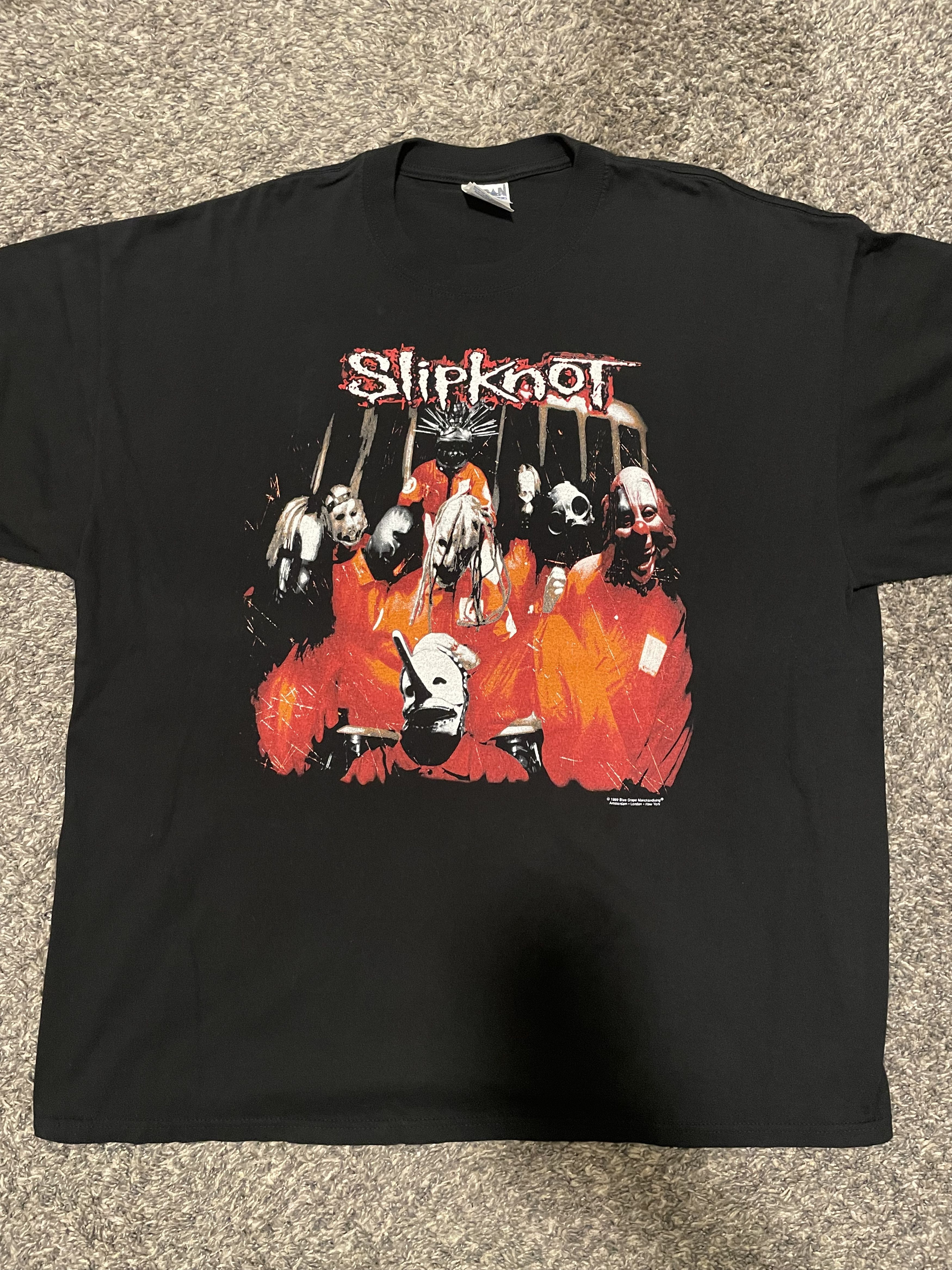 Image of Slipknot Self Titled 1999 in Black, Men's (Size 2XL)