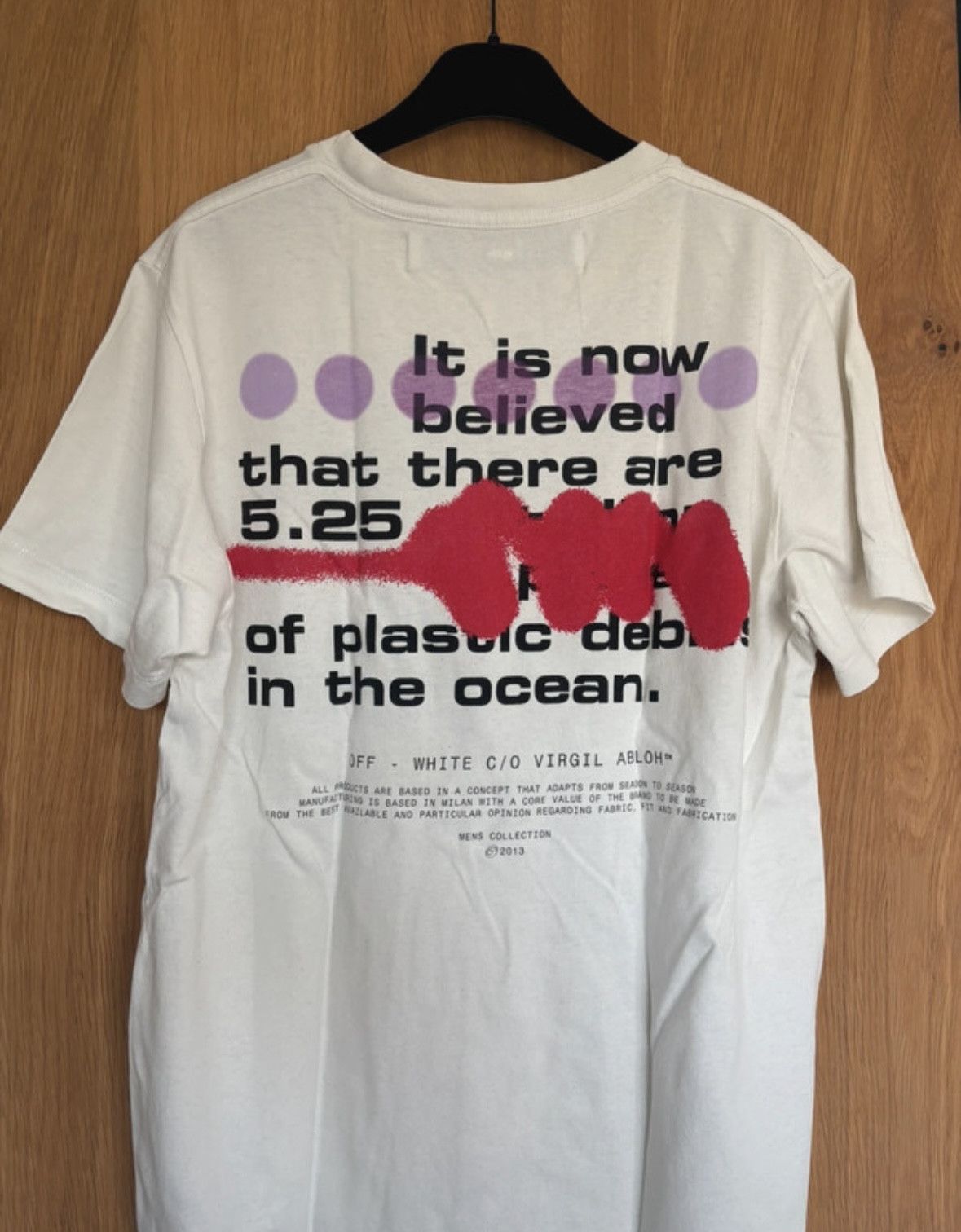 Off-White Graphic Tee Ocean Size US M / EU 48-50 / 2 - 1 Thumbnail