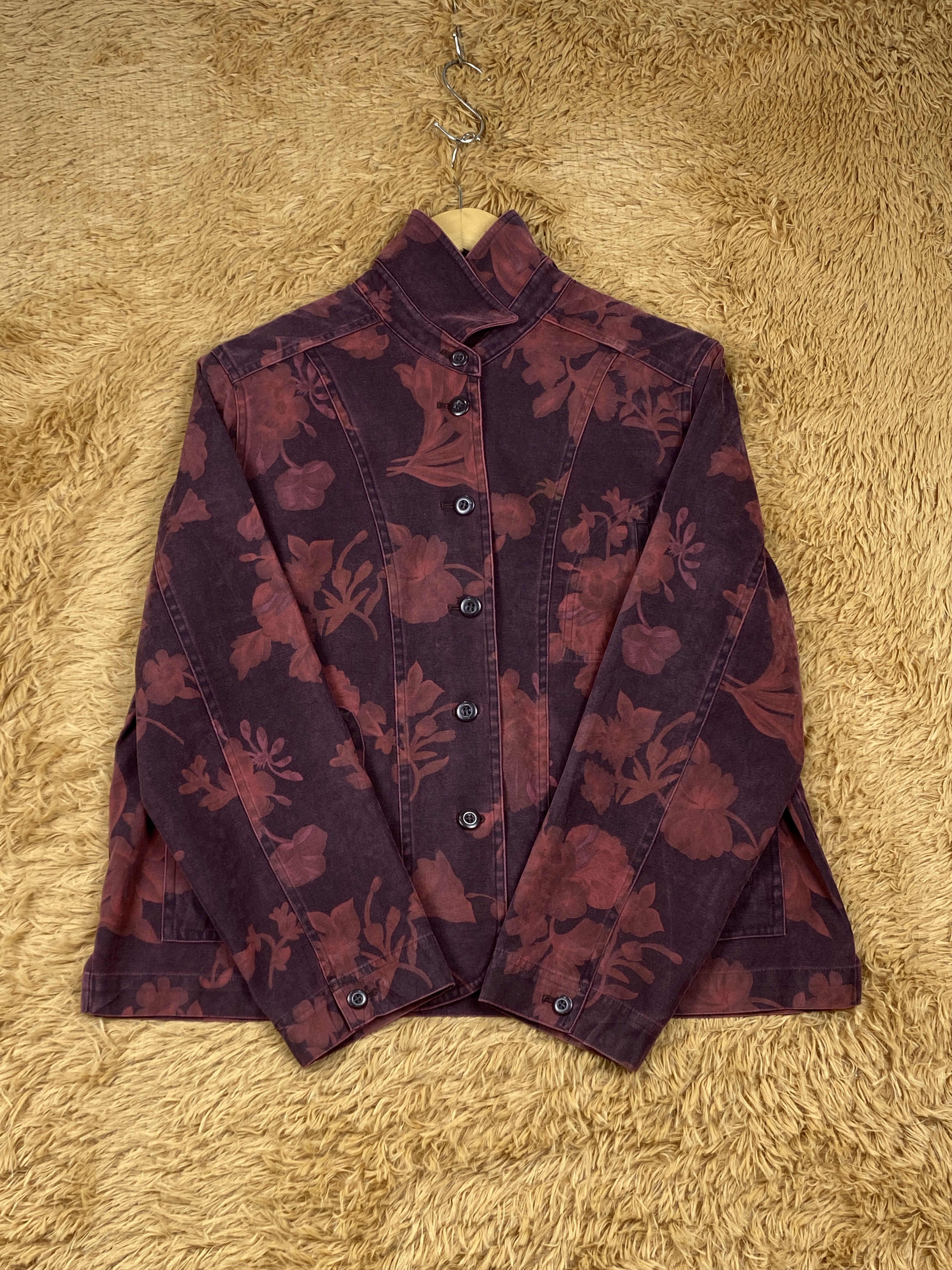 Japanese Brand Vintage Japanese Brand Floral Jacket J1749 Size US L / EU 52-54 / 3 - 4 Thumbnail