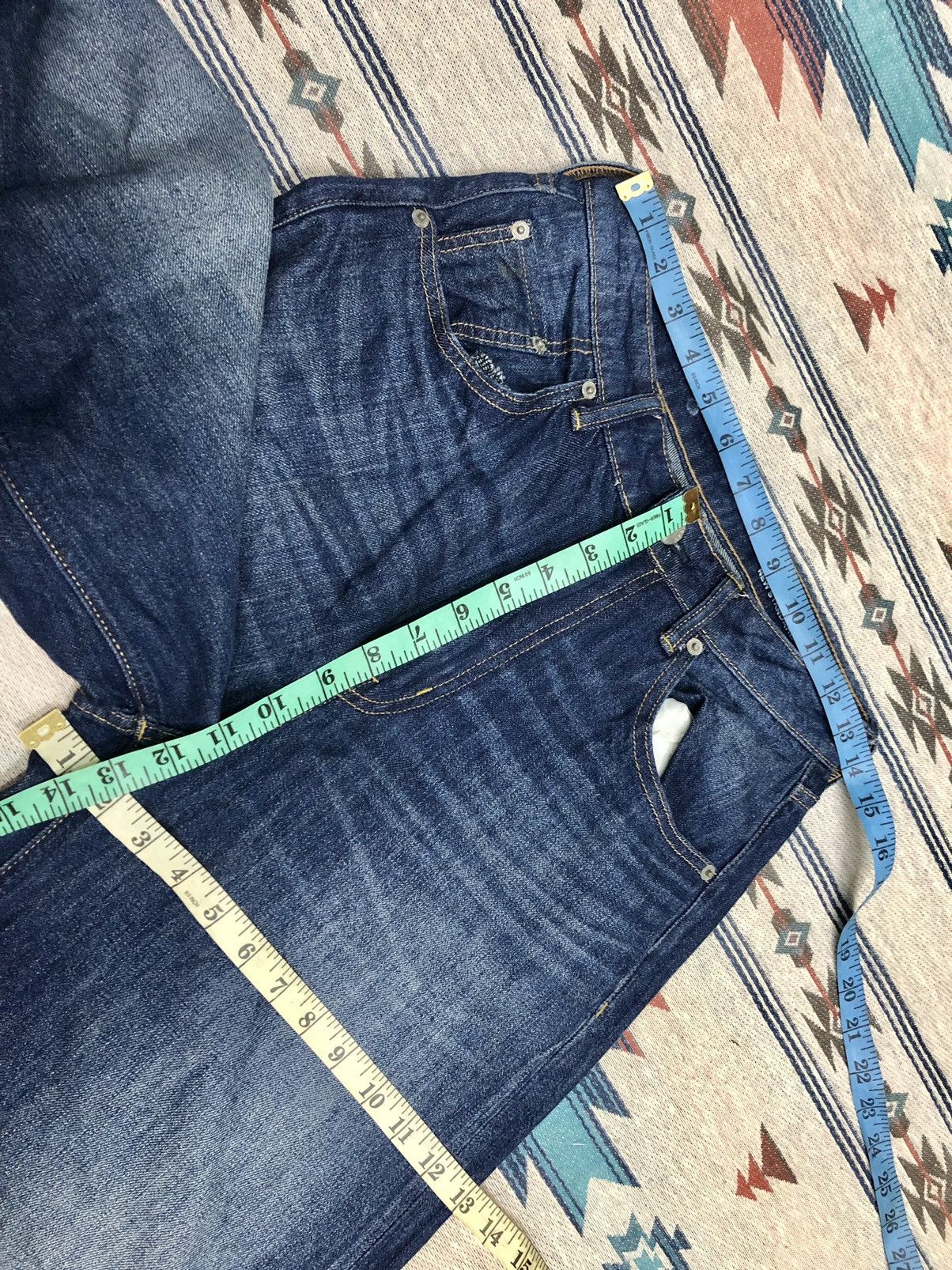 Japanese Brand SUPER BAGGY AMERICAN HOLIC DENIM Size US 27 - 5 Thumbnail