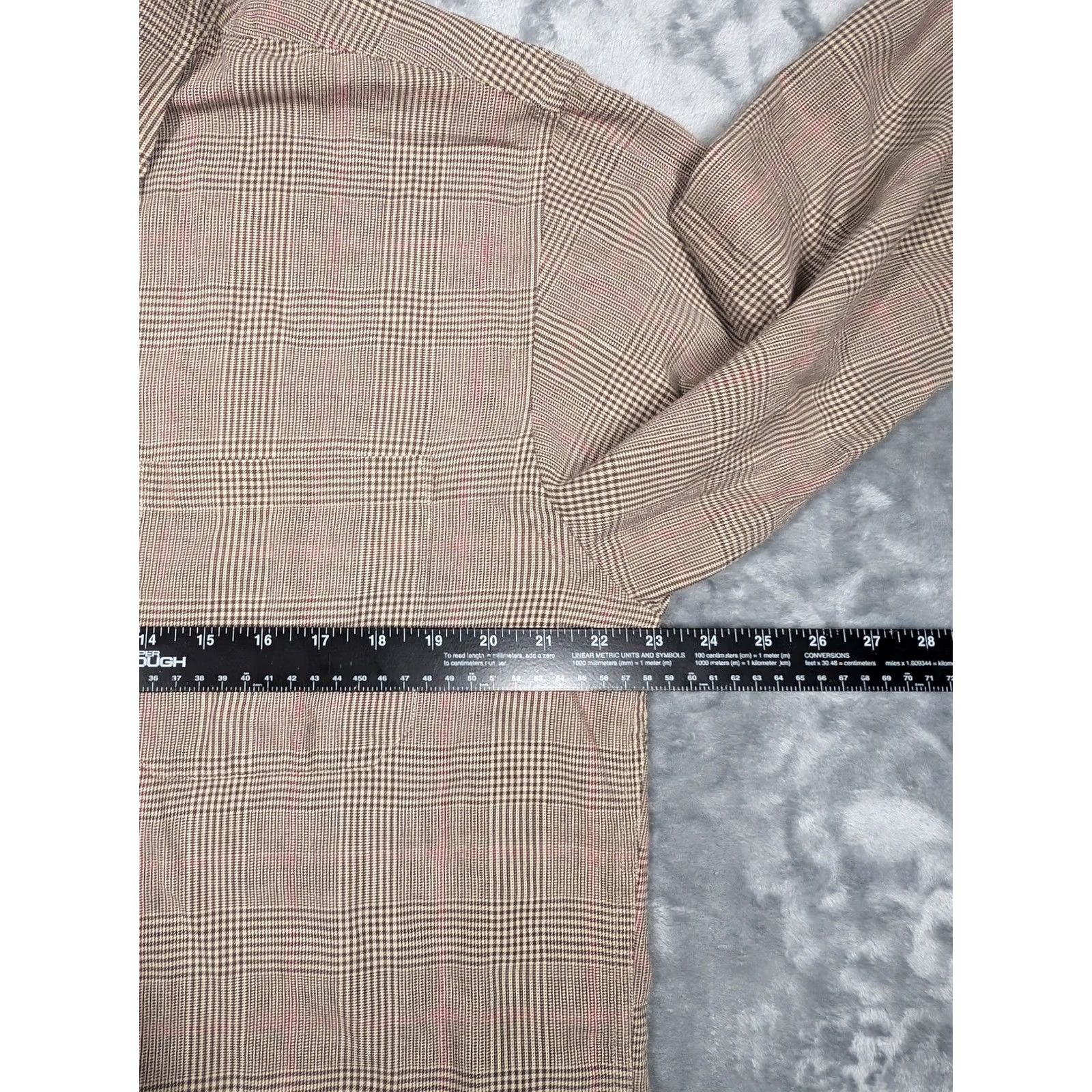 Pendleton Pendleton Shirt Mens L Brown Glen Plaid Canterbury Cloth Pima Merino Wool Button-Up Long Sleeve Size US L / EU 52-54 / 3 - 3 Thumbnail
