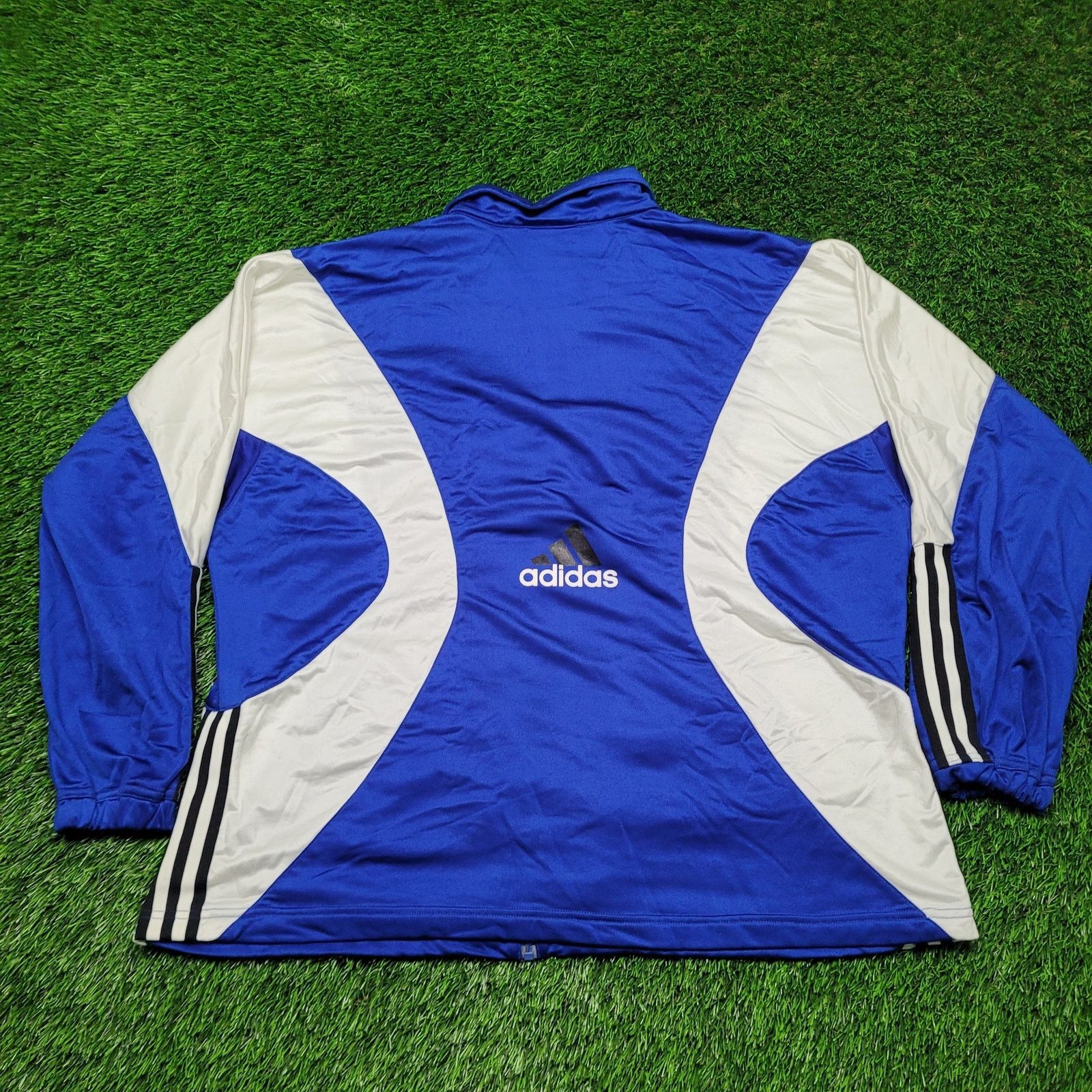 Adidas VTG Adidas Equipment Silver Tag Track Jacket XL Oversized Size US XL / EU 56 / 4 - 6 Thumbnail