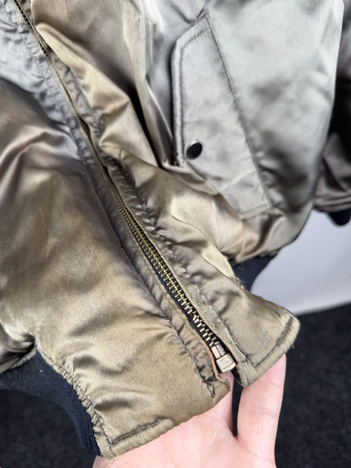 Other Vintage 90s Picdor Club Air Force Leather Bomber Jacket Size US S / EU 44-46 / 1 - 14 Thumbnail