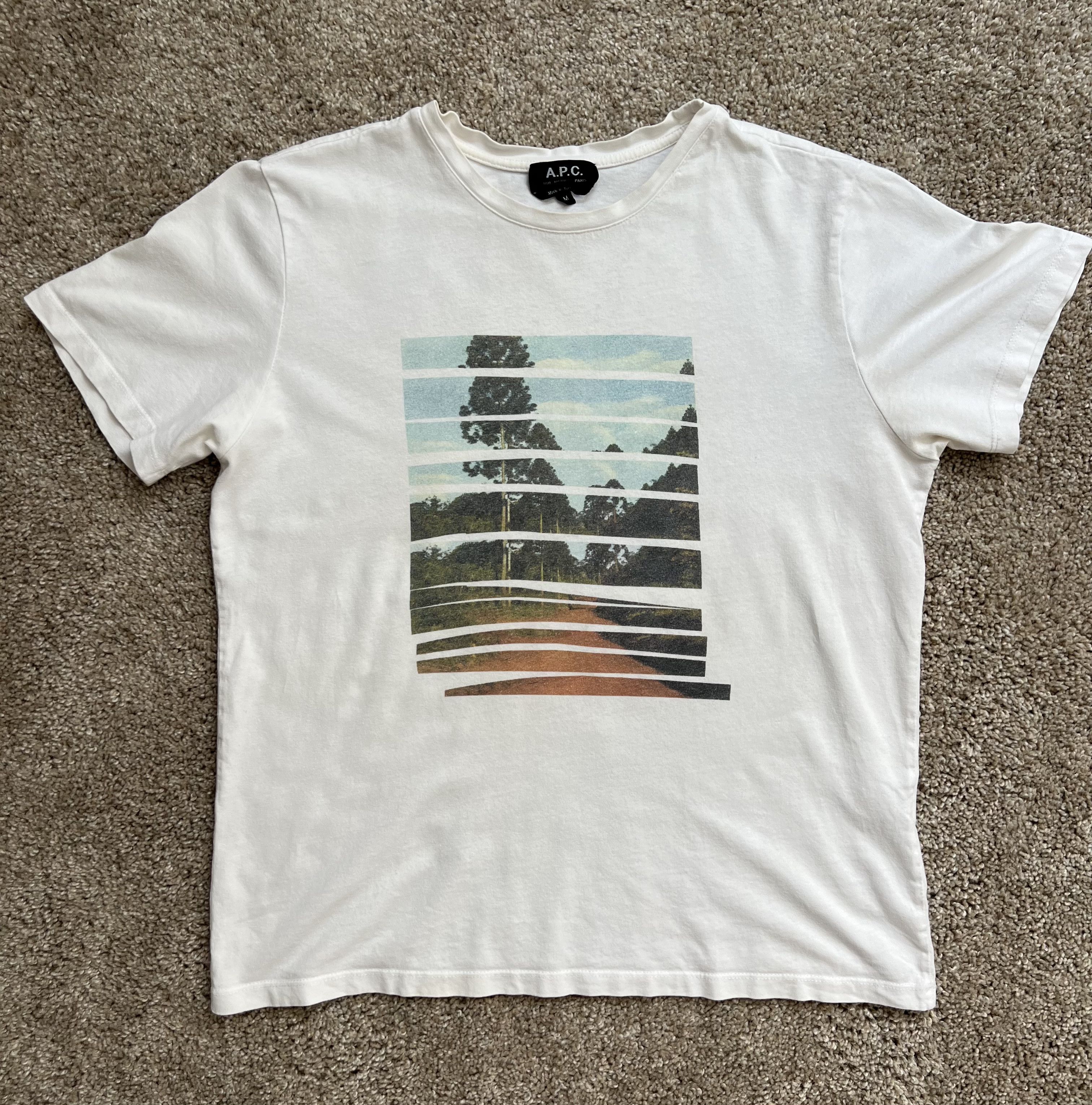 A.P.C. Graphic Tee Size US M / EU 48-50 / 2 - 1 Thumbnail