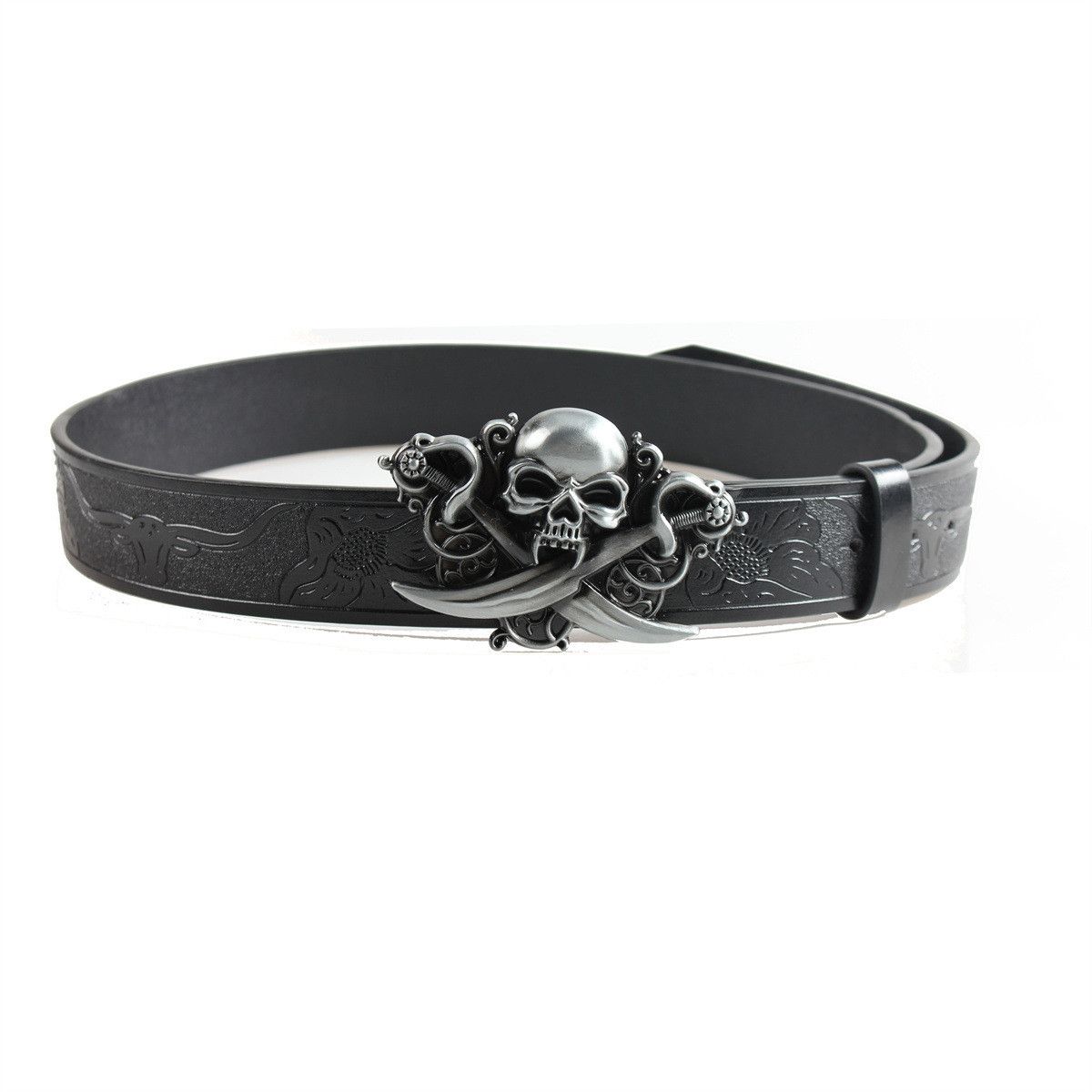 Japanese Brand Skull pirate Buckle belt Size ONE SIZE - 2 Thumbnail