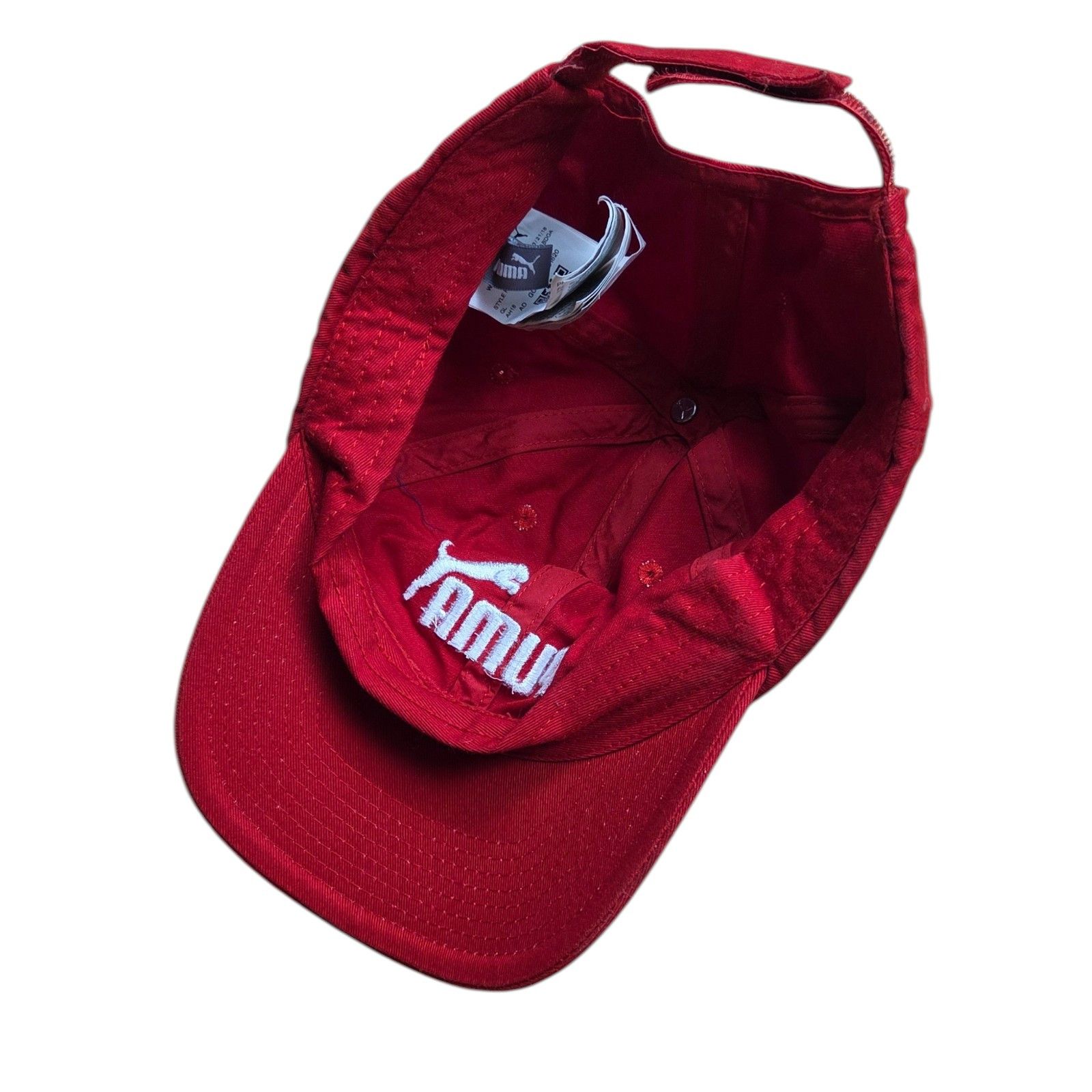 Puma Puma Retro Vintage Style Red Cap Size ONE SIZE - 3 Thumbnail