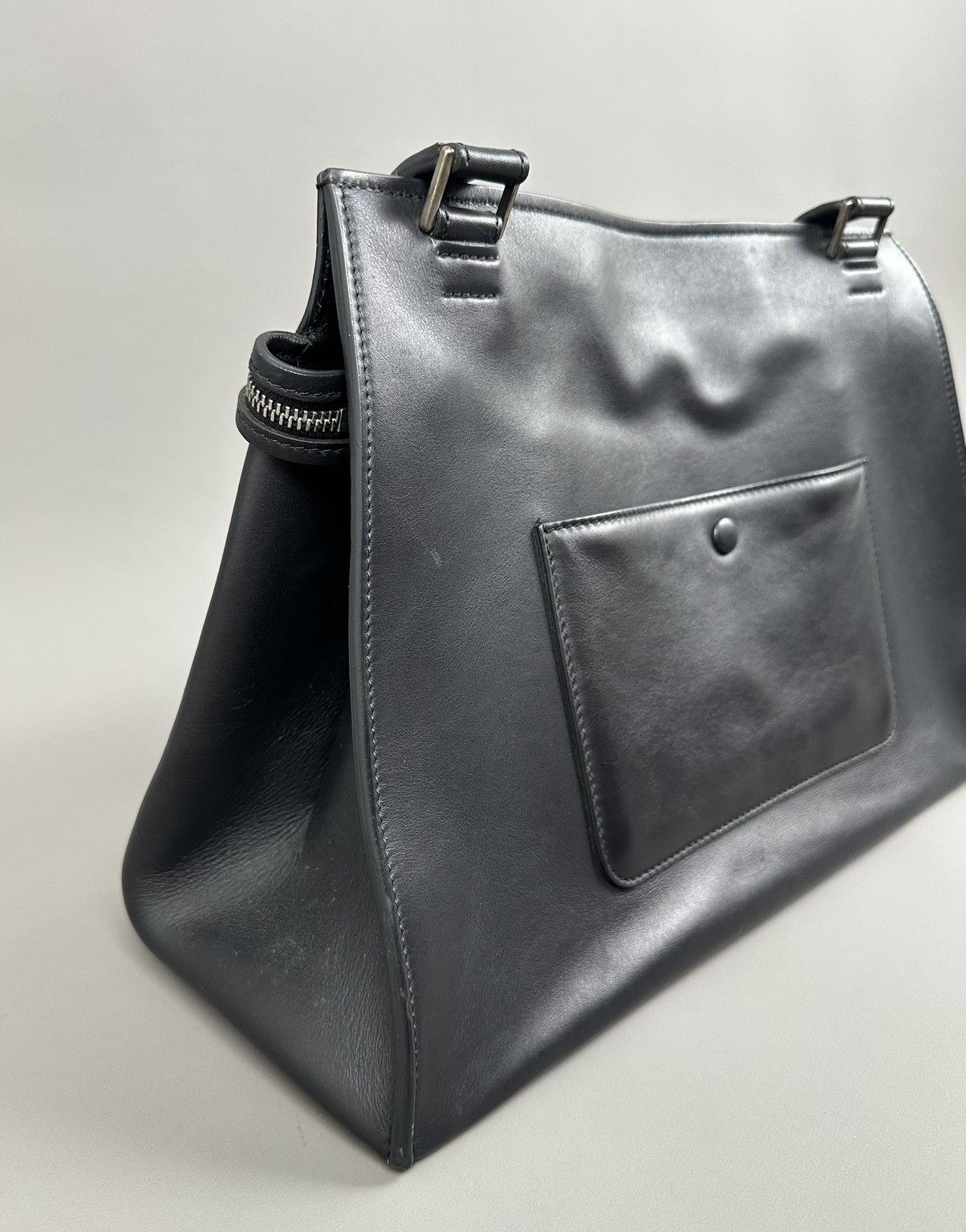Celine Celine - Edge Pony-Style Calfskin Leather - Handle Bag Size ONE SIZE - 5 Thumbnail