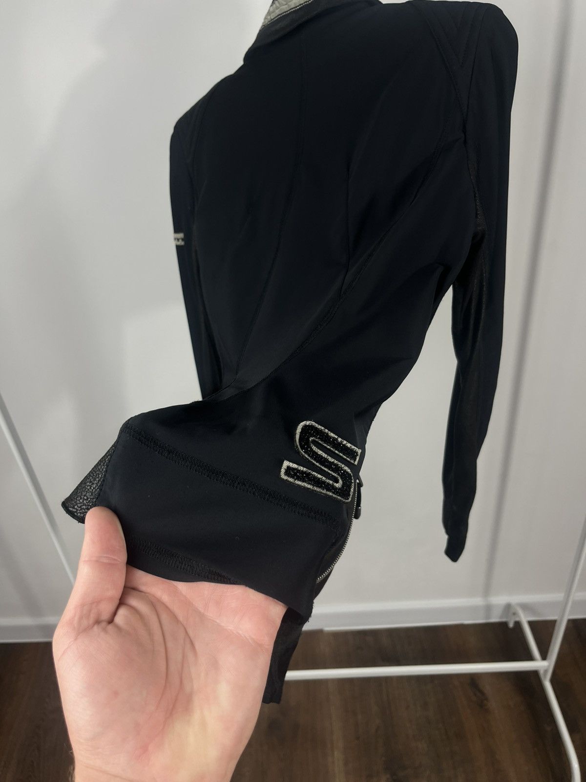 Sportalm Kitzbuhel Sportalm Black Jacket With Faux Leather Inserts Size 38 Size M / US 6-8 / IT 42-44 - 12 Thumbnail