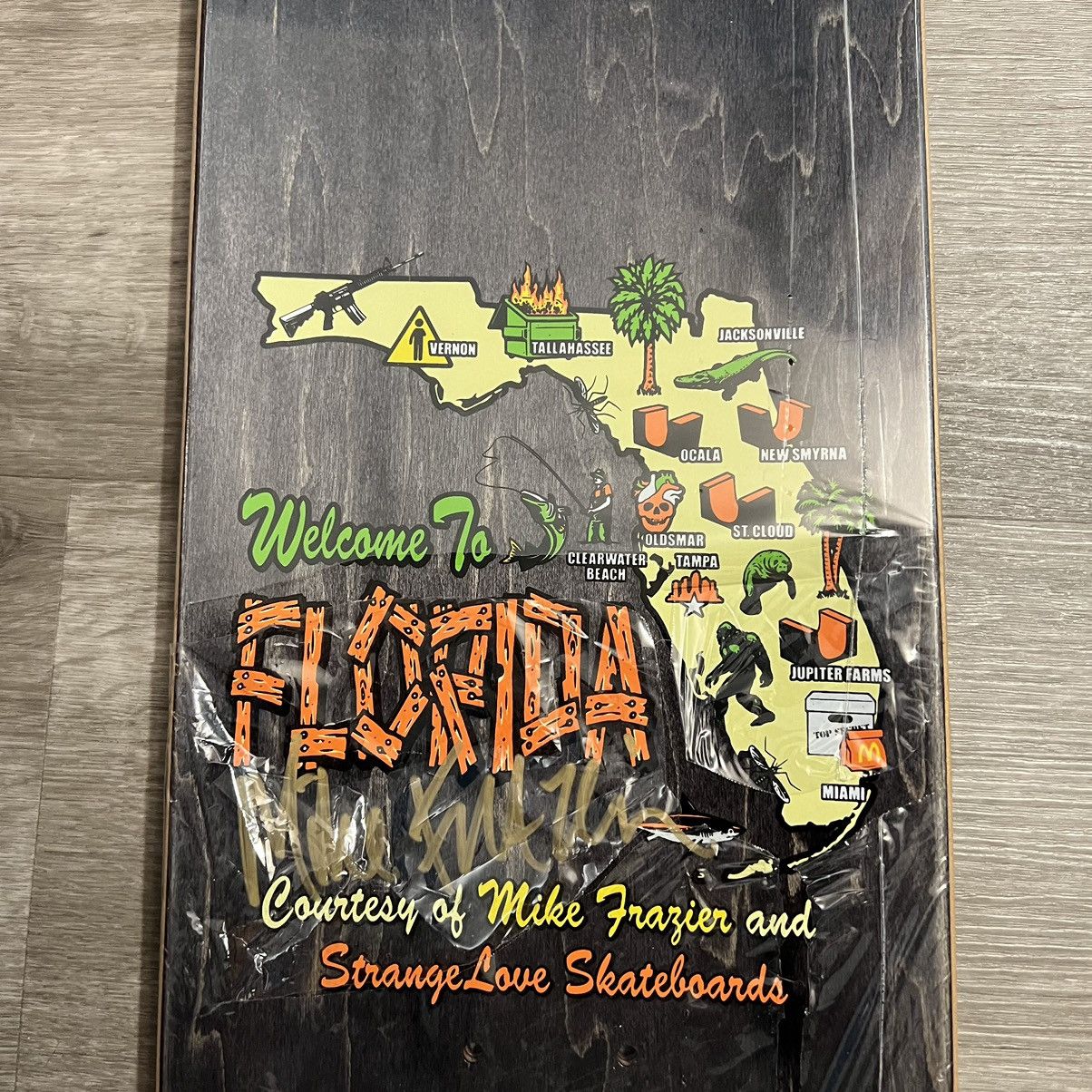 StrangeLove Skateboards StrangeLove Skateboards Mike Frazier Signed 8.25 Deck Size ONE SIZE - 10 Thumbnail