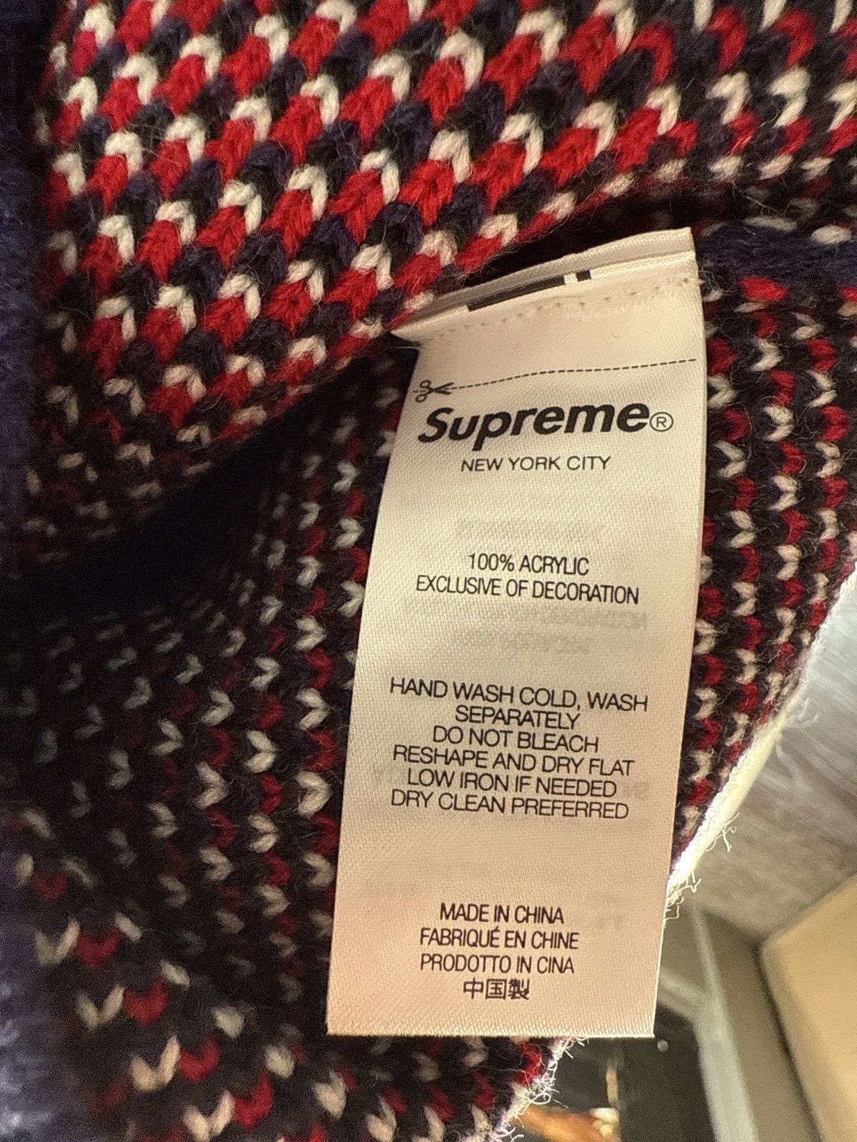トップス supreme Target Sweater 25aw week1 navy L Supreme Target Sweater (FW25) - $158