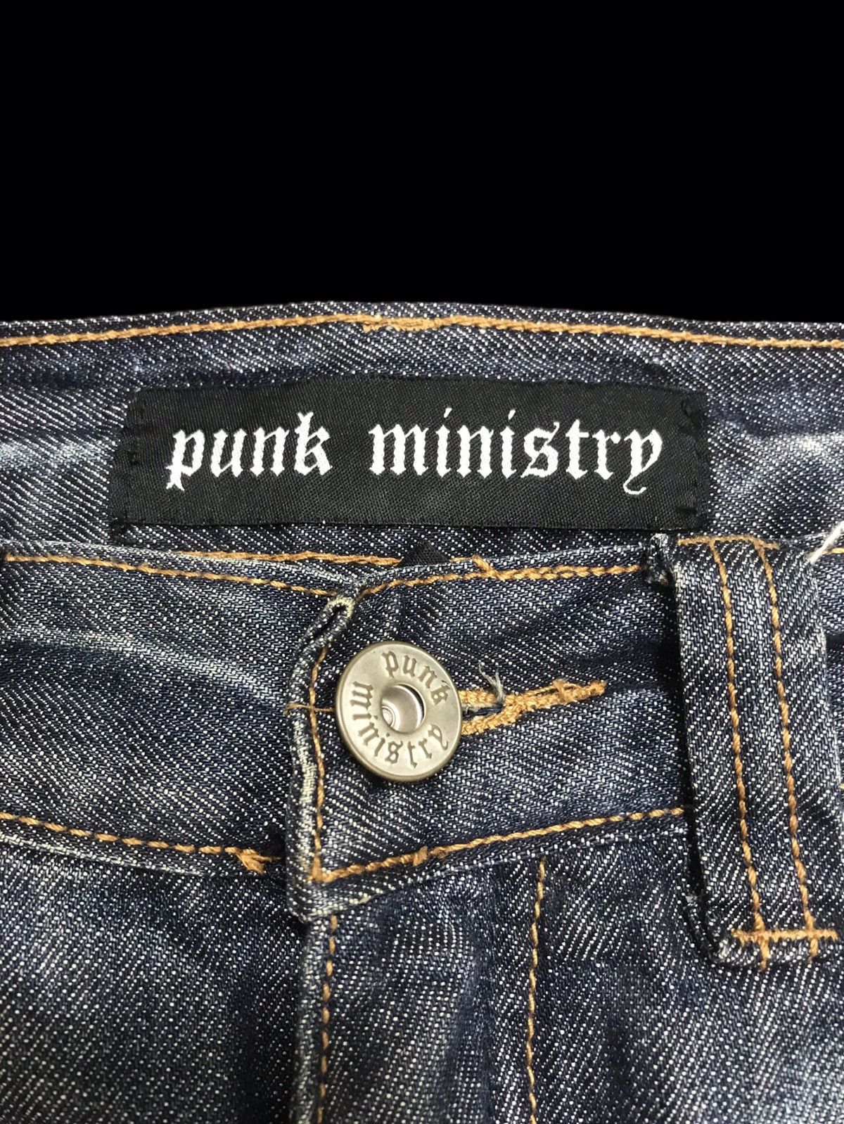 Seditionaries 💥PUNK DENIM💥punk ministry Paint Splatter Punk Denim F301 Size US 31 - 13 Thumbnail