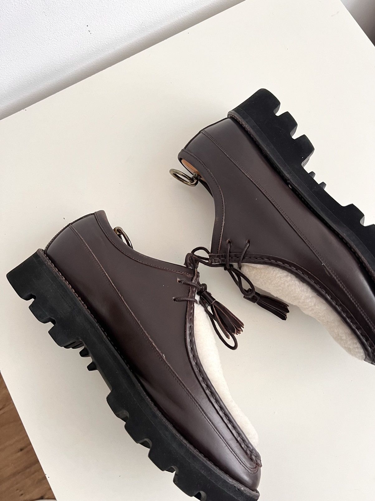 Grenson Bennet Shearling Lug Moc Brown Paraboot Michael
