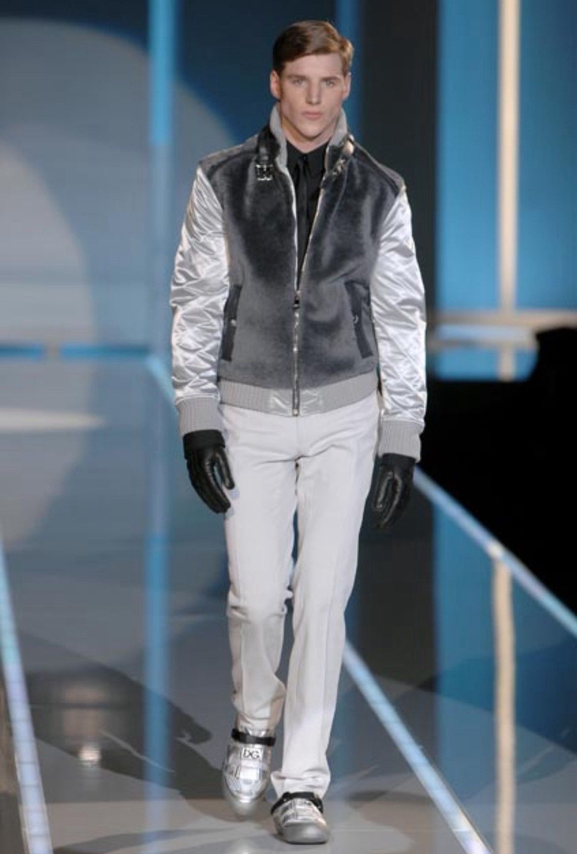 Dolce & Gabbana AW07 Dolce & Gabbana Runway Hybrid Fur Bomber Jacket Size US XL / EU 56 / 4 - 2 Thumbnail
