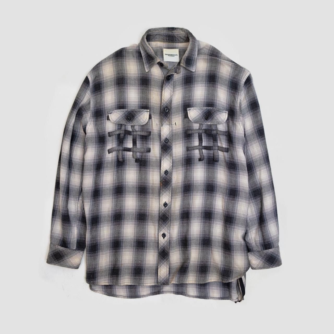 Takahiromiyashita The Soloist. spring summer 2021 ‘John Doe’ Ombré Check Shirt Size US M / EU 48-50 / 2 - 1 Thumbnail