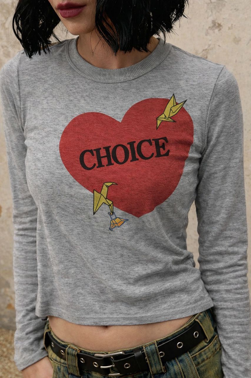 Vivienne Westwood Vintage Vivienne Westwood 'Choice' Hearts Orb Long Sleeves Size S / US 4 / IT 40 - 1 Thumbnail
