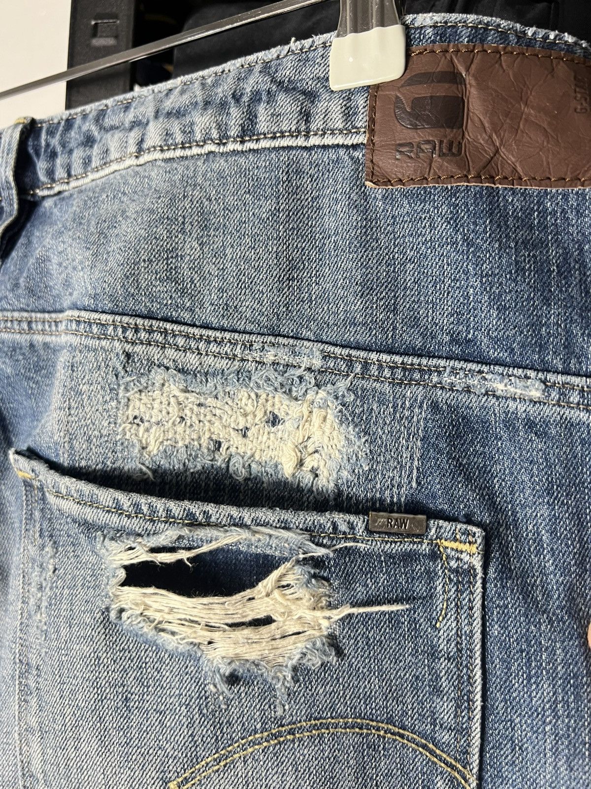 G-Star 👖 G-Star RAW ARC 3D Boyfriend Jeans Women Vintage Distressed Size 28" / US 6 / IT 42 - 15 Thumbnail