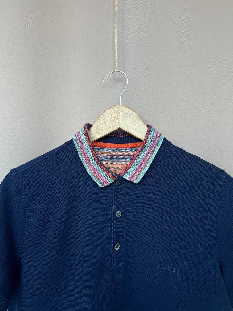 Missoni Missoni Slub Collar Polo Shirt Mens Size S Short Sleeve Size US S / EU 44-46 / 1 - 2 Thumbnail