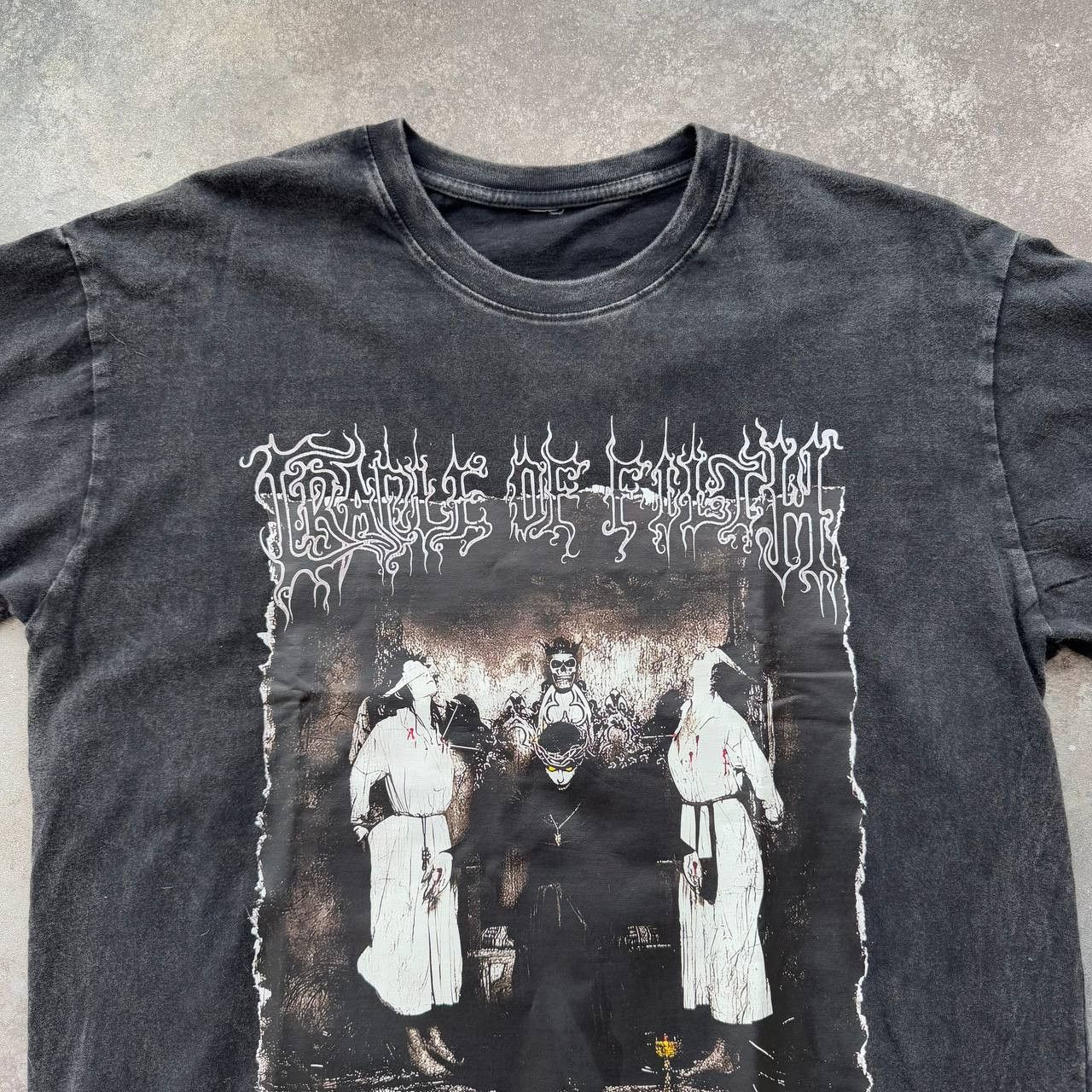 Japanese Brand Cradle of Filth Faded Long Sleeve Shirt Size US M / EU 48-50 / 2 - 4 Thumbnail
