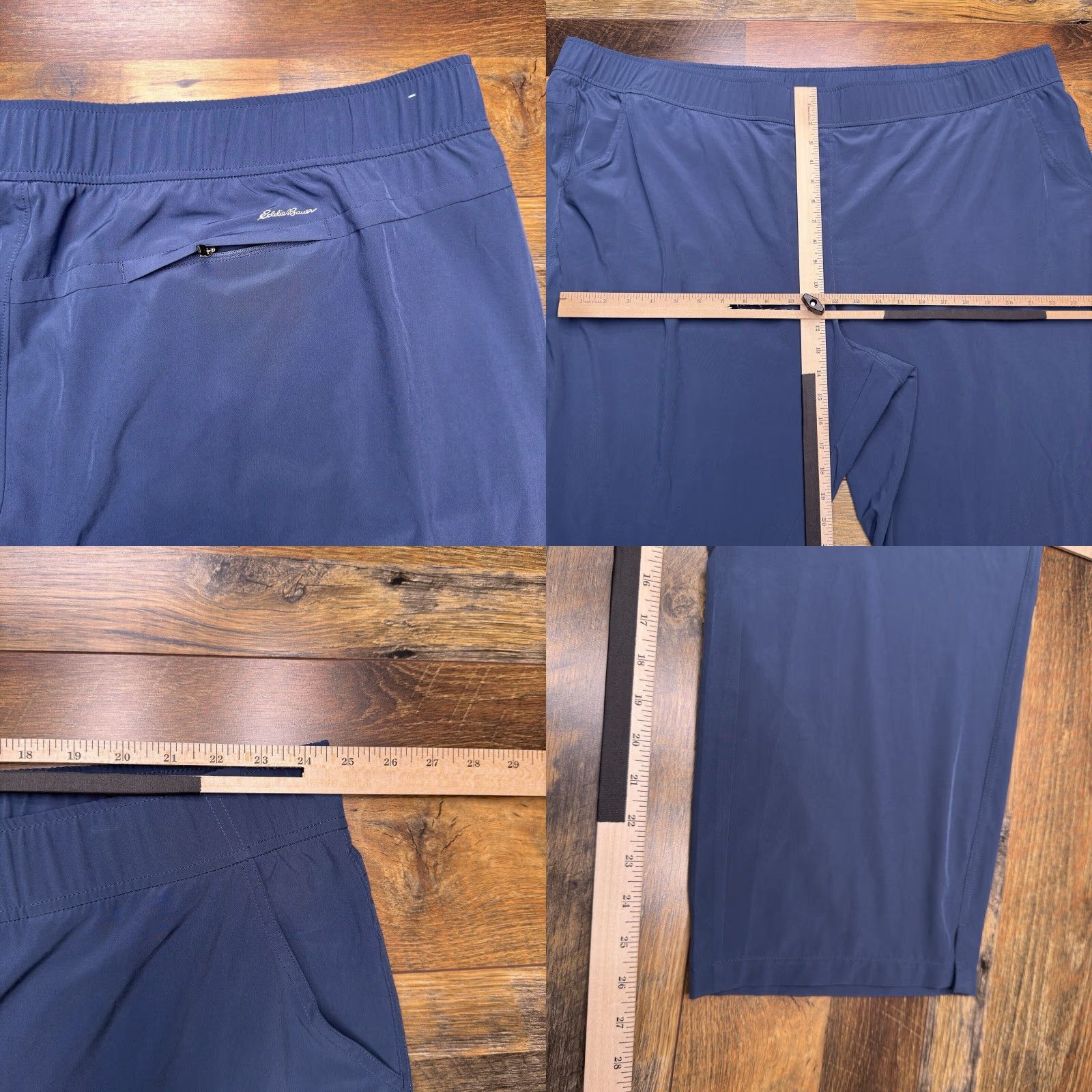 Eddie Bauer Eddie Bauer Pants Womens 3X Cargo Straight Pants Blue High Rise Zip Pocket Stretch Performance Women Size 40" / US 18 - 8 Thumbnail