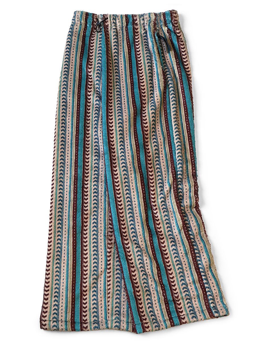 Kapital Columbia-striped Fleece Easy pants