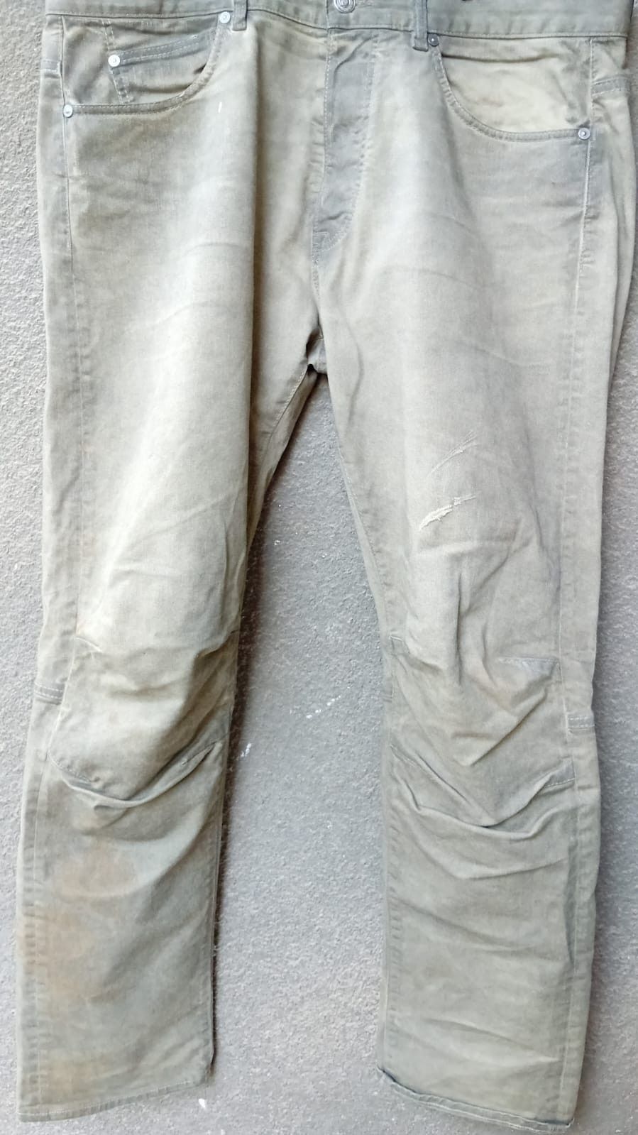 Alexander McQueen × Swagger Alexander Mcqueen Gray Antiqued Dust Durt Wash Jeans Size US 36 / EU 52 - 8 Thumbnail