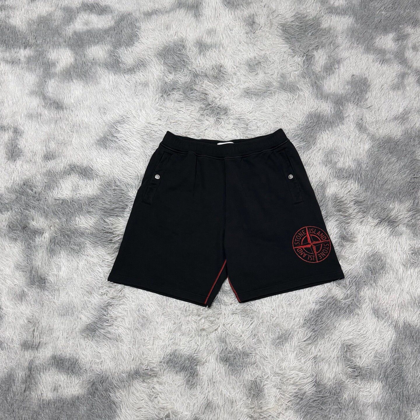 Stone Island Stone Island 25SS Snake Limited Sweatshorts Size US 31 - 1 Thumbnail