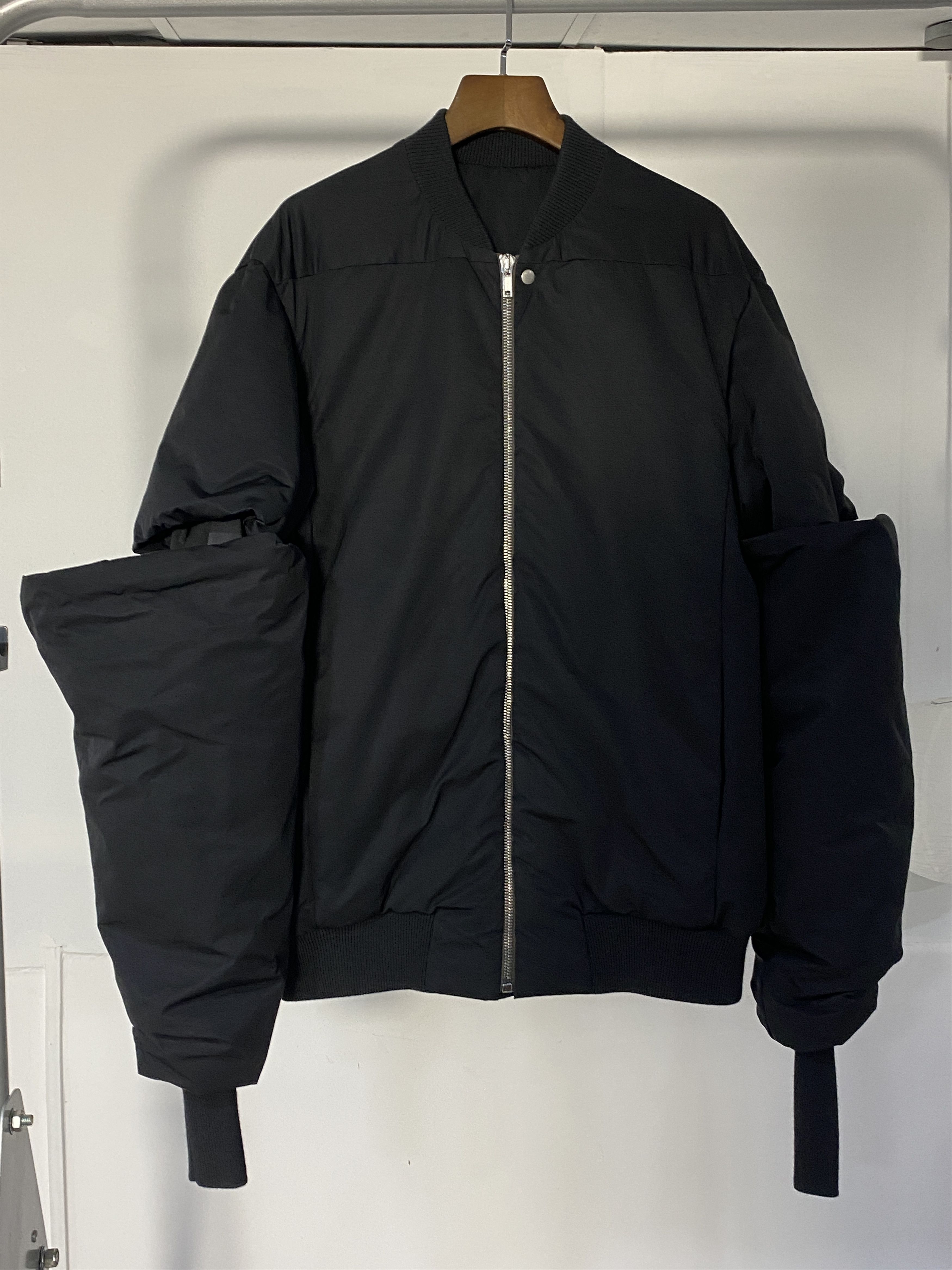 Rick Owens RICK OWENS GAUNTLET BOMBER JACKET Size US L / EU 52-54 / 3 - 1 Thumbnail
