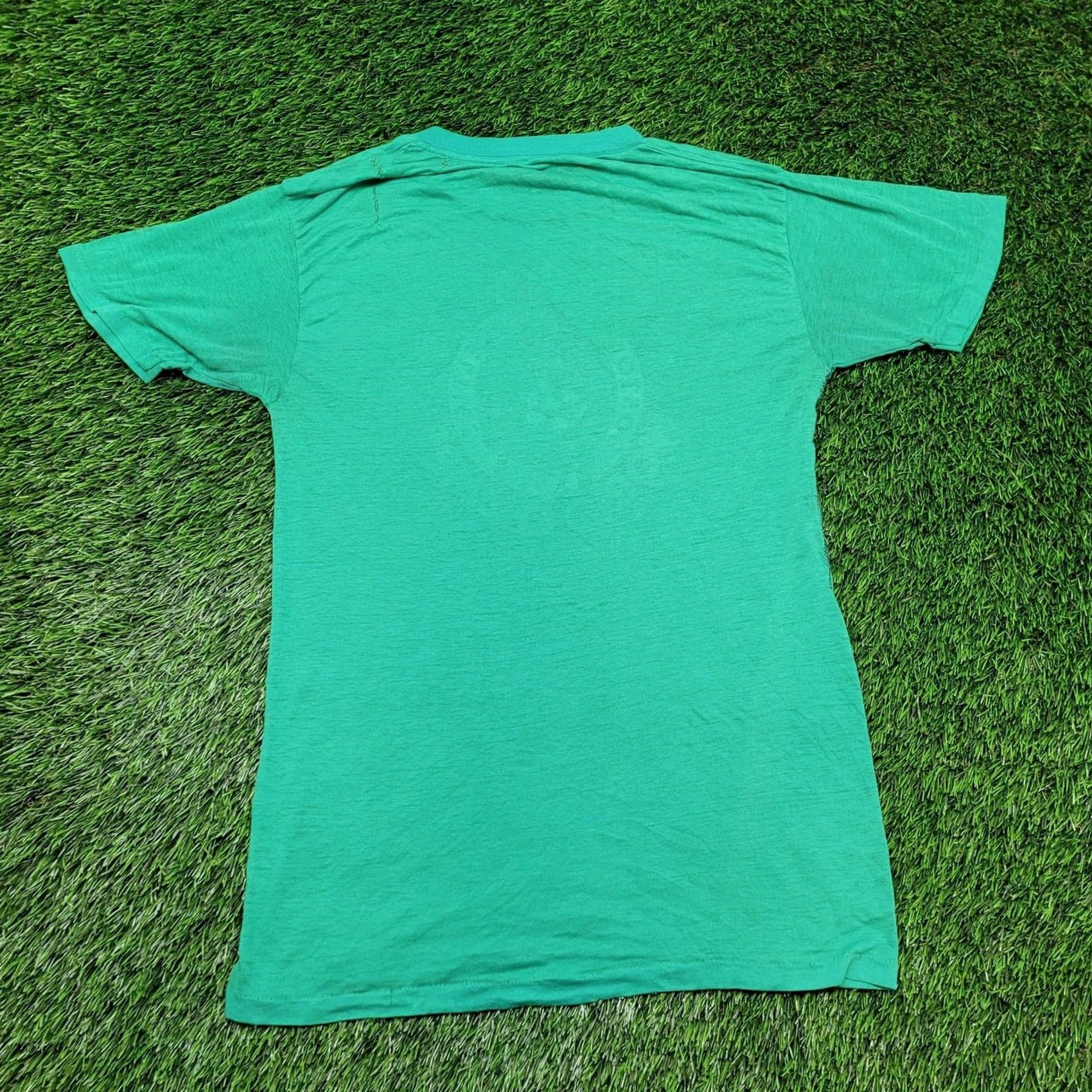 Vintage VTG 80s 1986 Boston Celtics Shirt - Vintage Green Paper Thin Single Stitch Larry Bird Era XL Size US XL / EU 56 / 4 - 6 Thumbnail