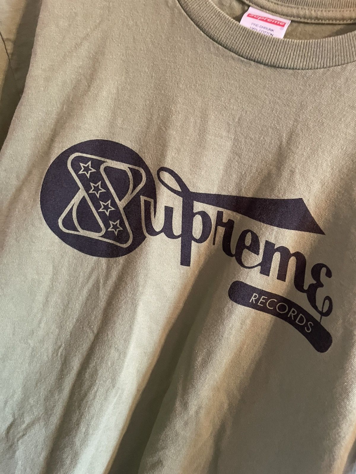 Supreme Supreme records tee Size US L / EU 52-54 / 3 - 2 Thumbnail