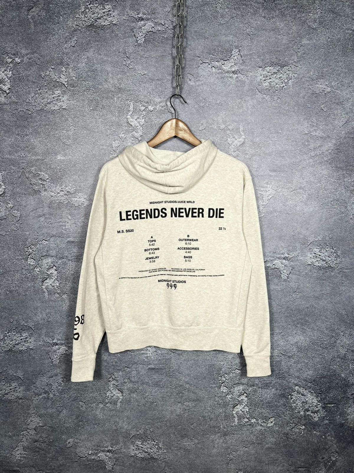 999 Club × Midnight Studios Juice Wrld x Midnight Studios Silhouette Hoodie Size S Size US S / EU 44-46 / 1 - 2 Thumbnail