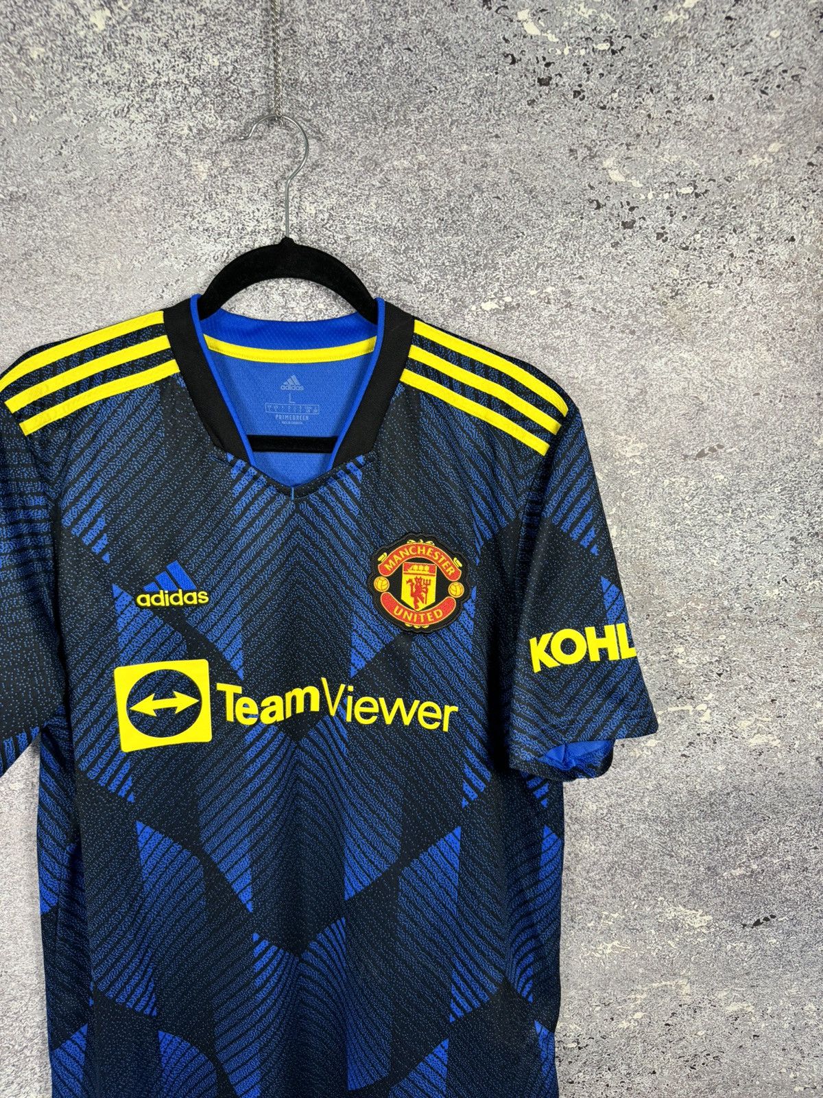 Adidas × Vintage NEW RONALDO Manchester United 2021/22 Third Adidas Jersey Size US L / EU 52-54 / 3 - 3 Thumbnail